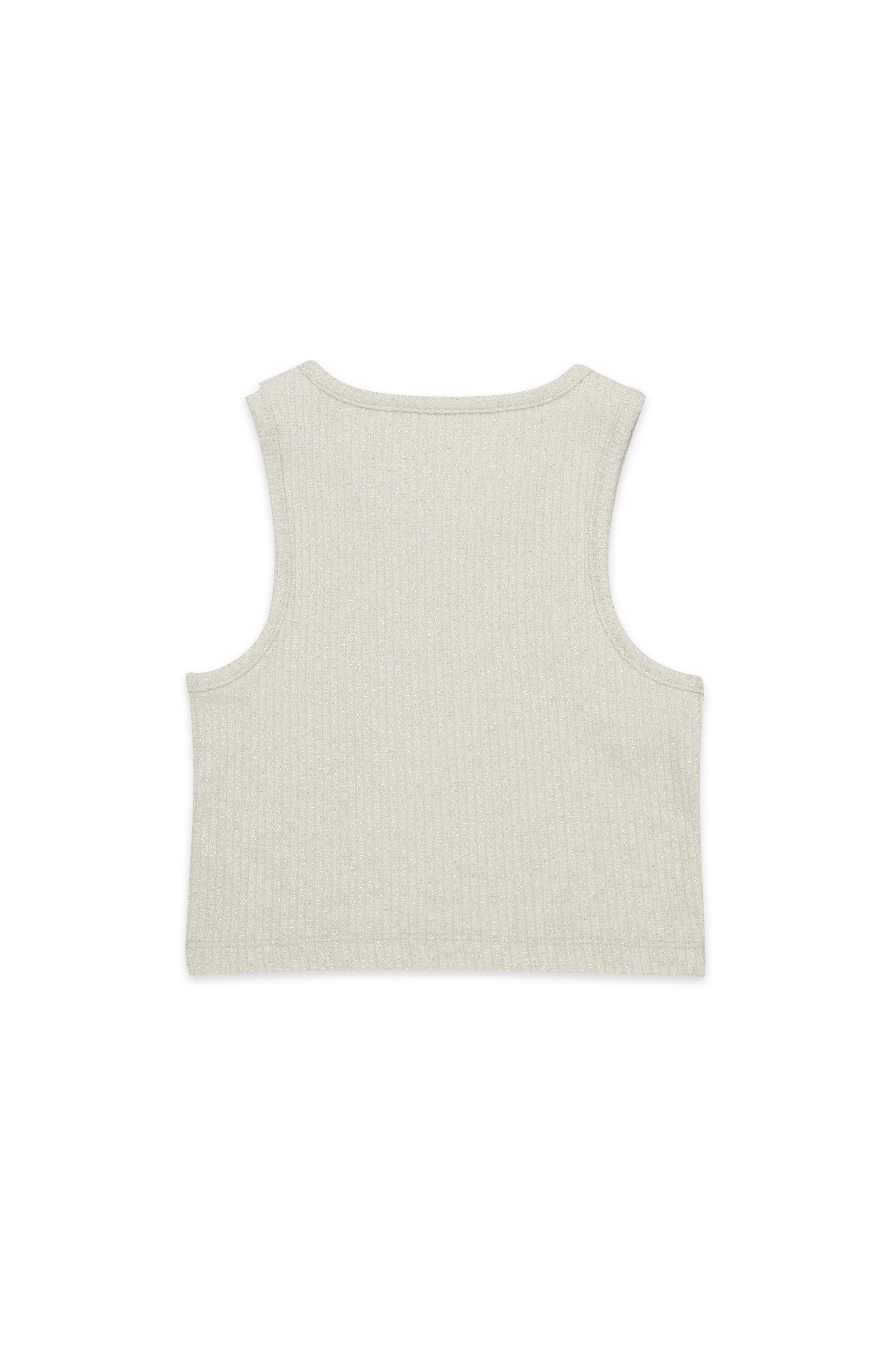 T-shirt smanicata con logo