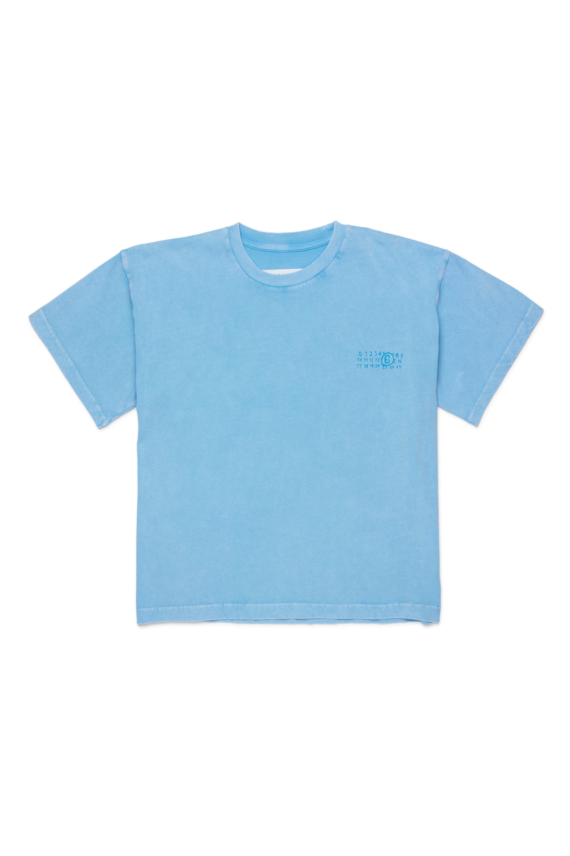 T-shirt col ras-du-cou avec logo