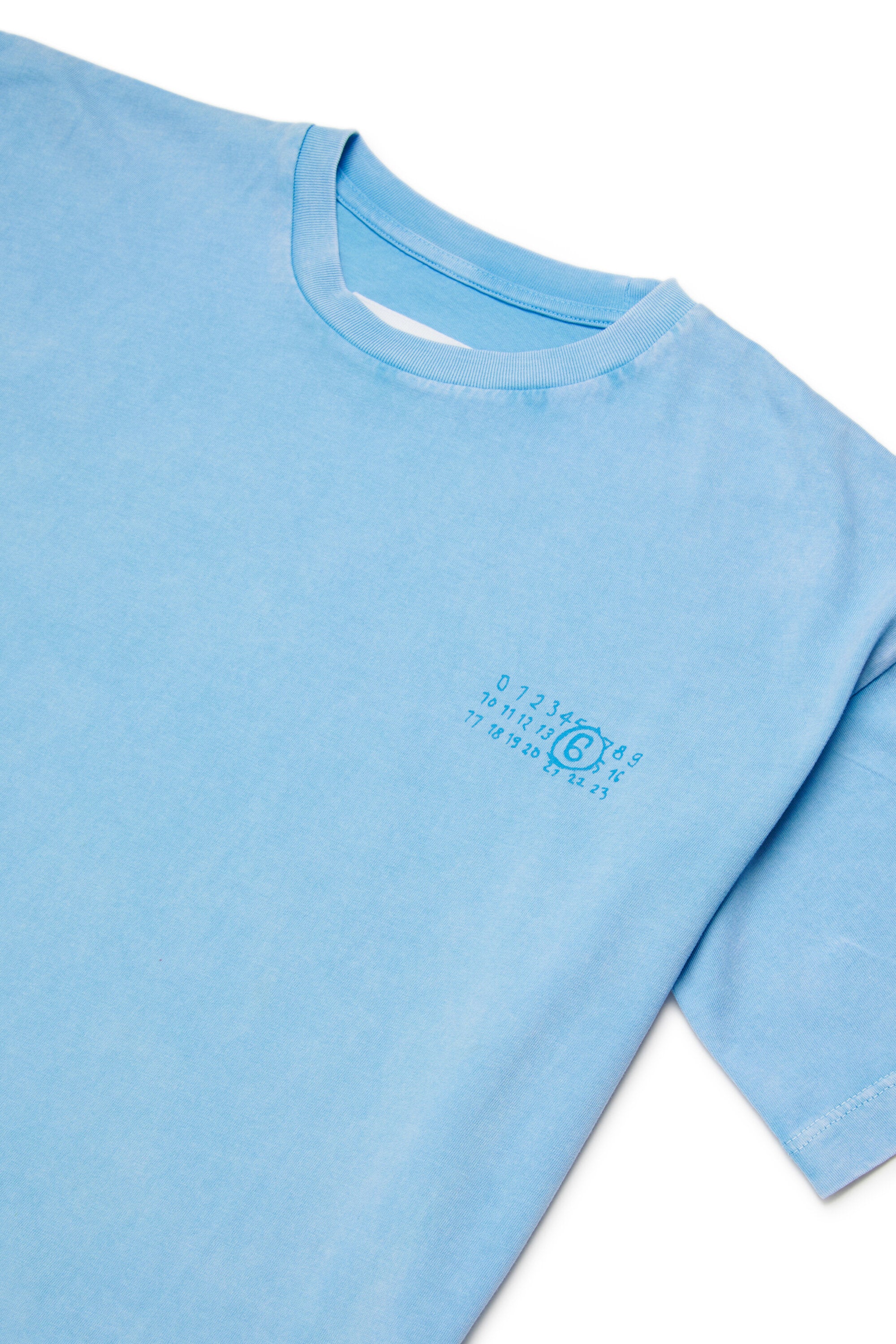 T-shirt col ras-du-cou avec logo