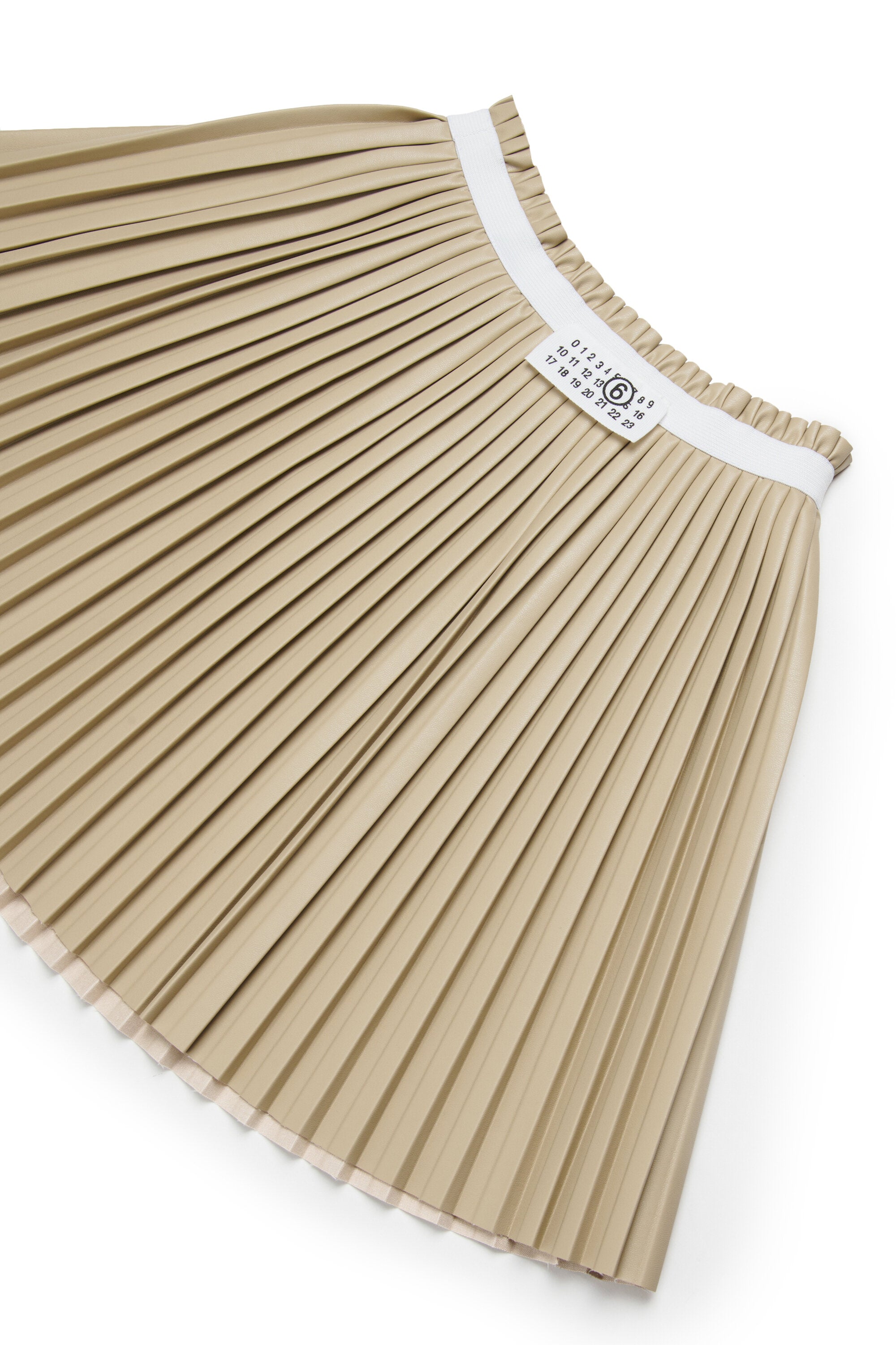 Plissierter Rock mit Logo