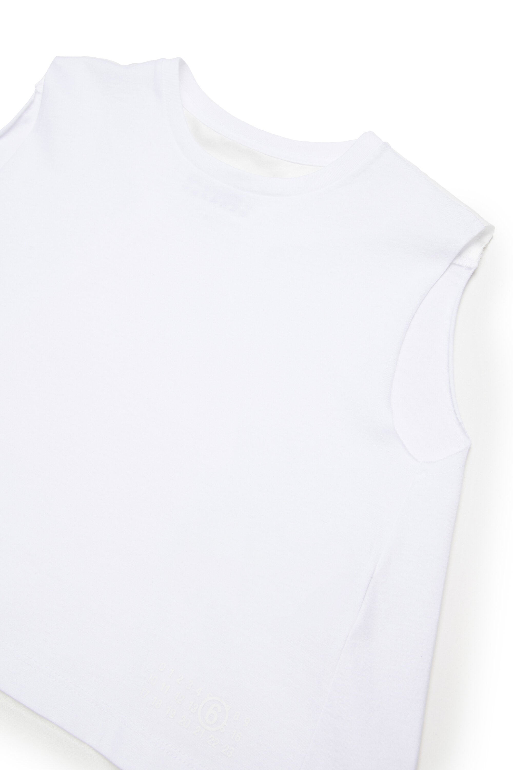 Ärmelloses T-Shirt mit Logo