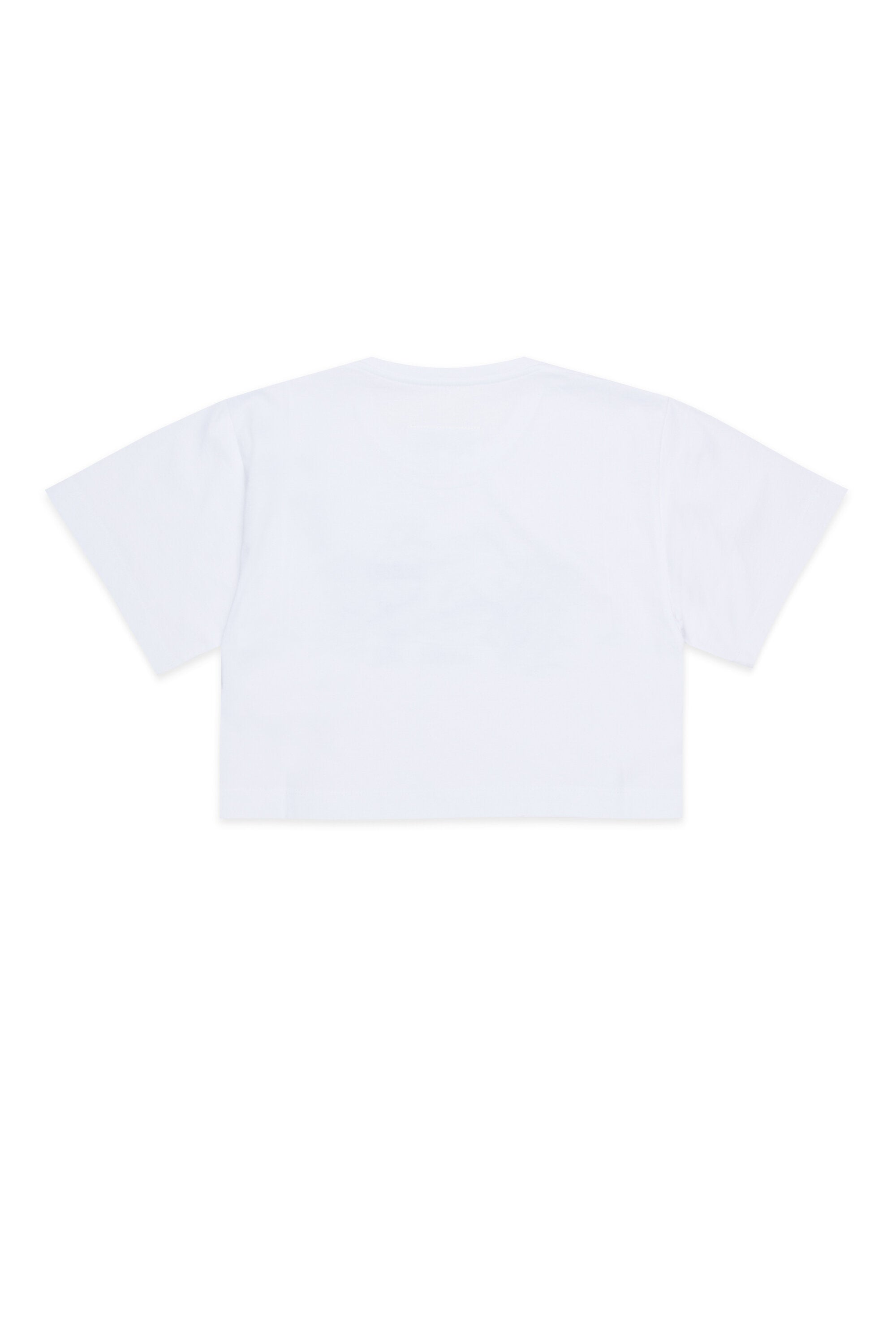 T-shirt con stampa e logo