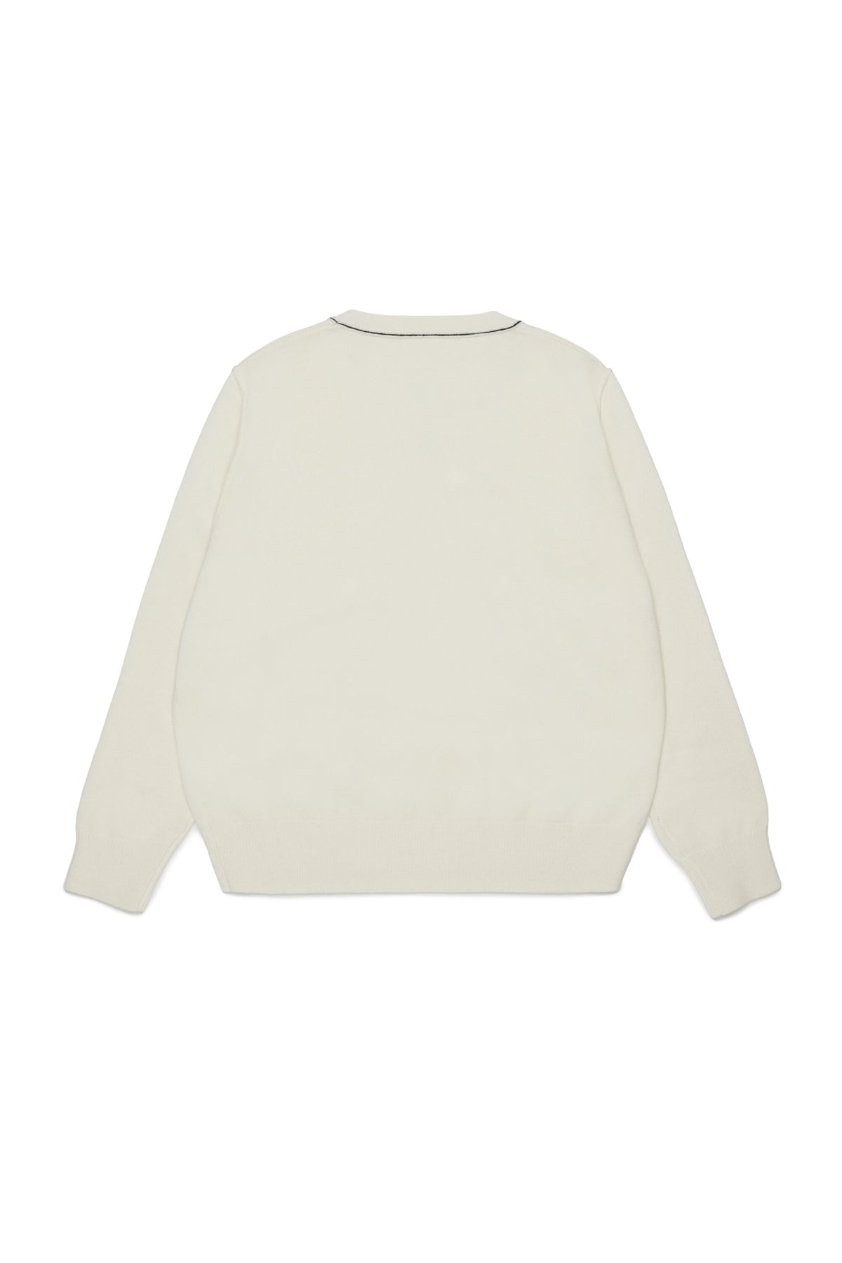 Wool-blend crewneck sweater