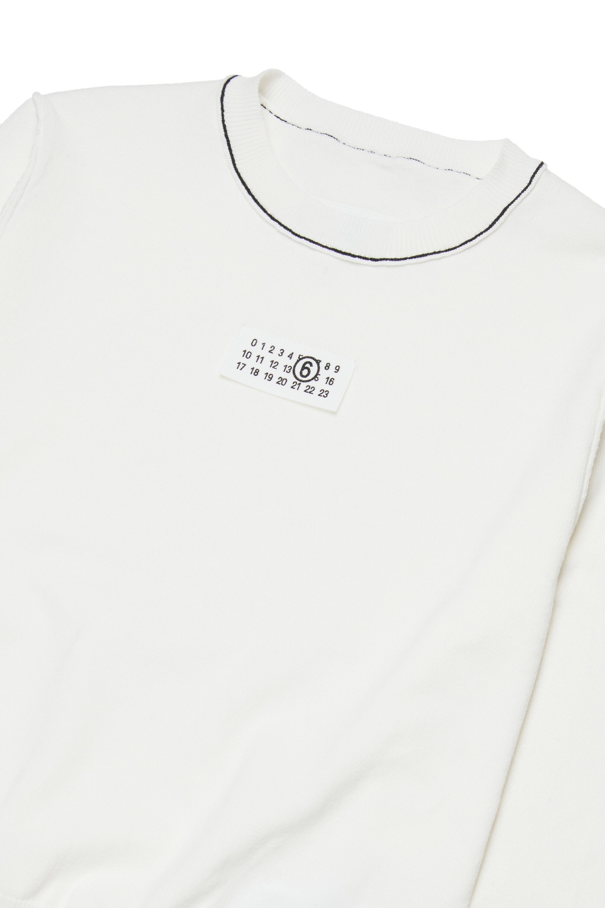 Pullover girocollo con logo