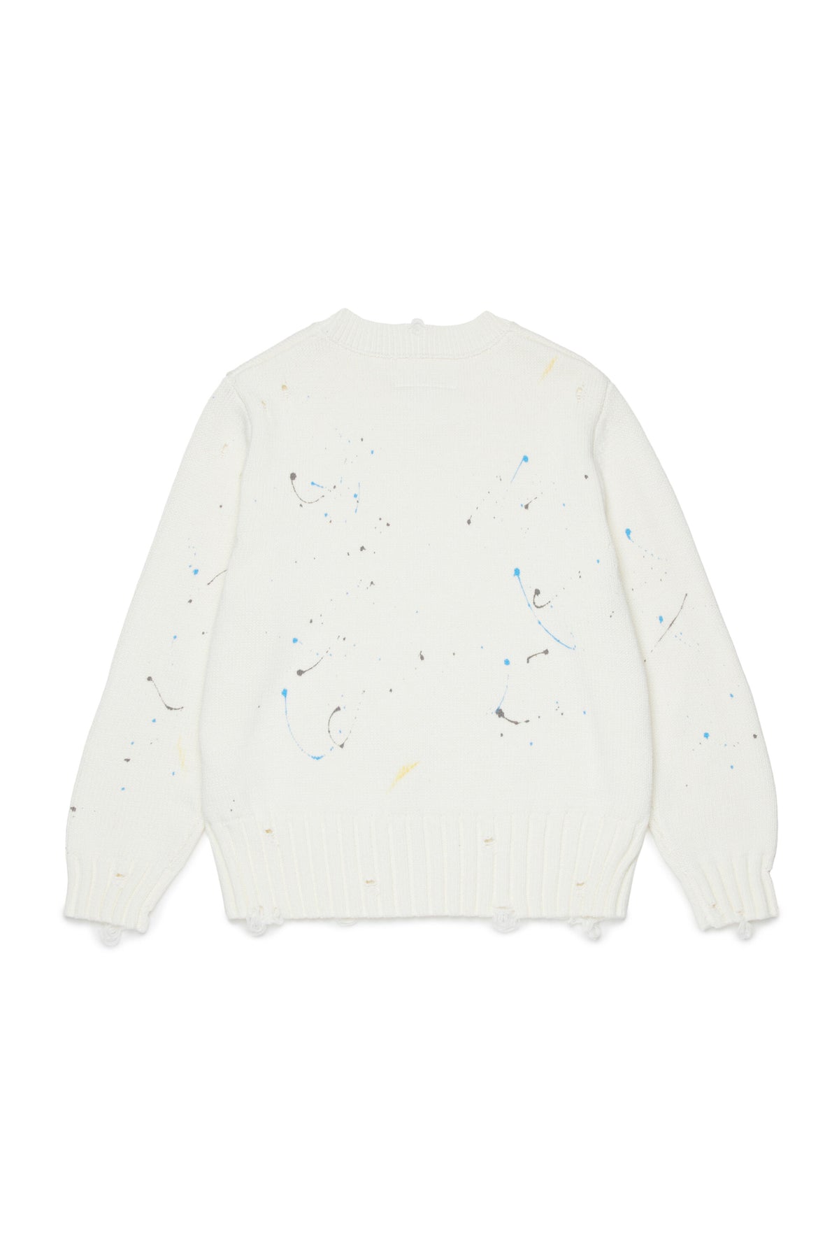 Pull col rond avec logo