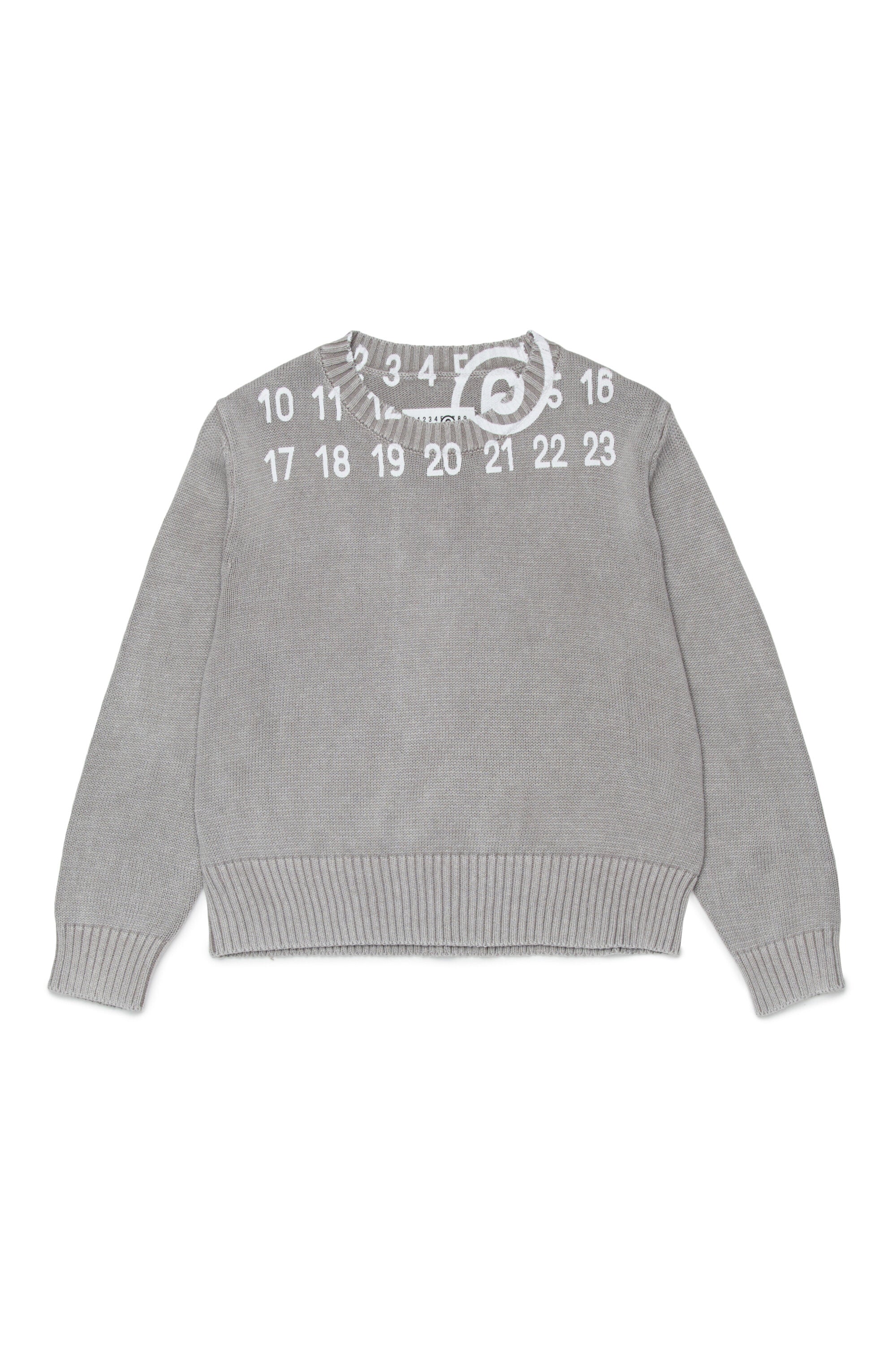 Pullover girocollo con logo