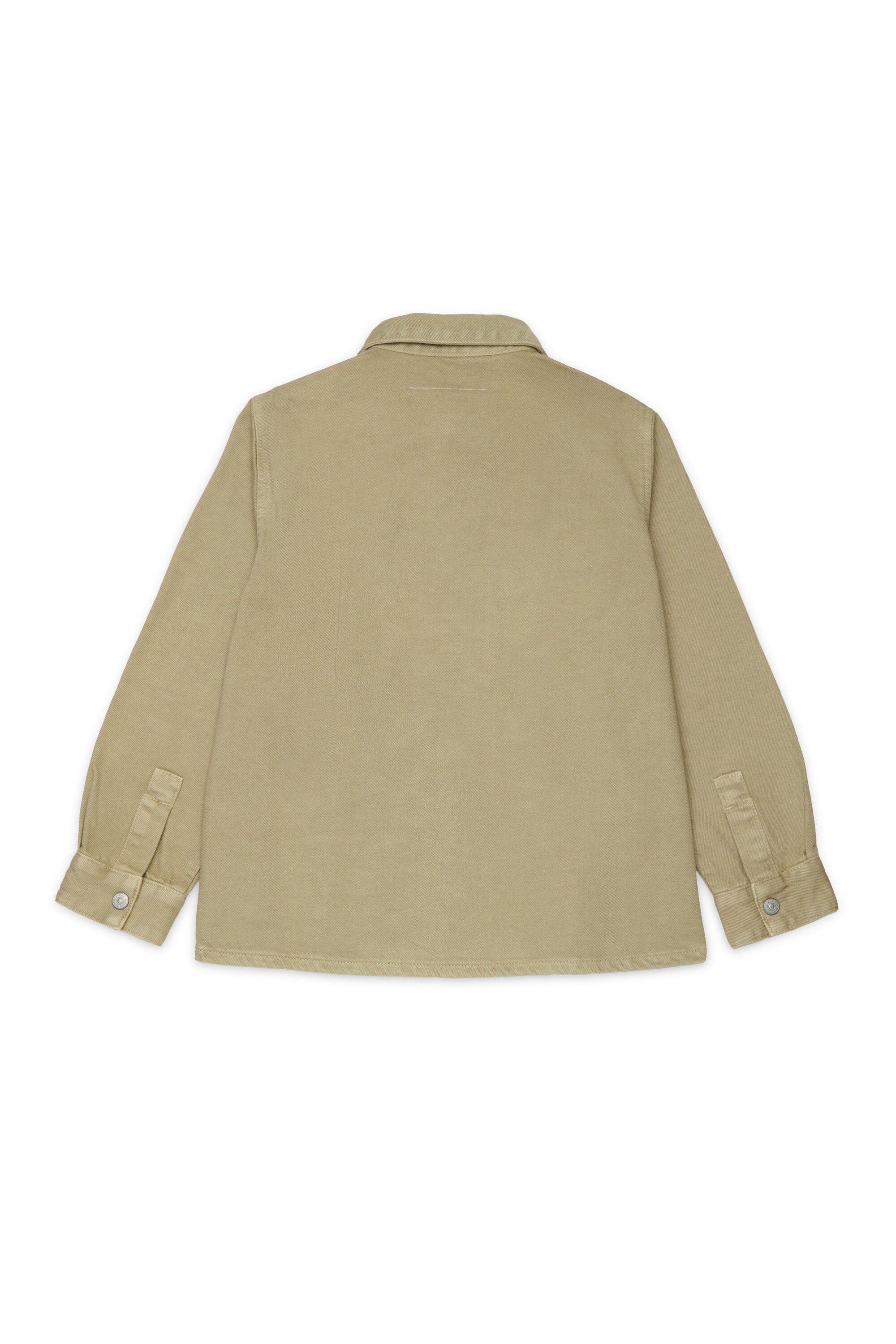 Shirt with patch pockets and logo