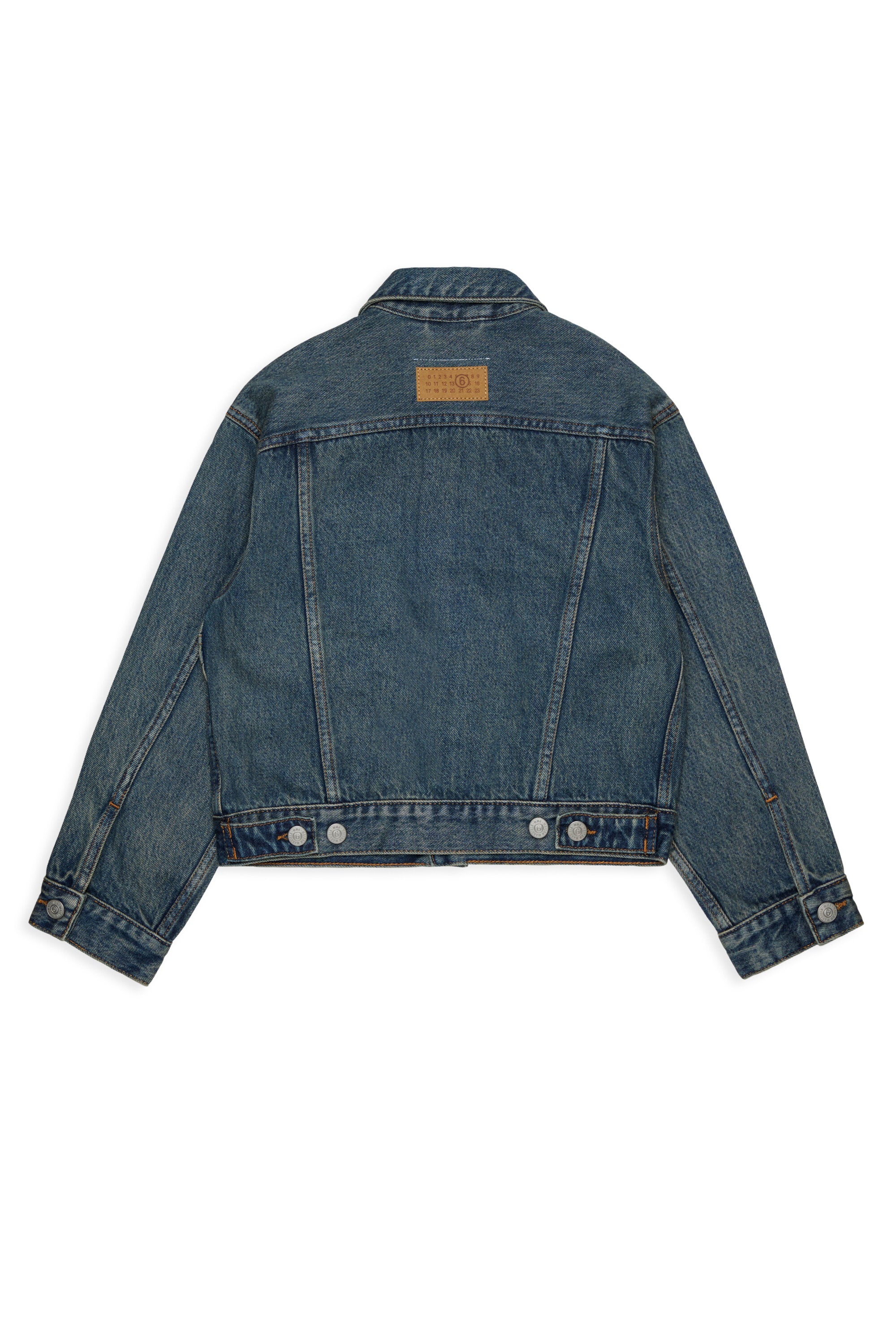 Giacca denim con logo