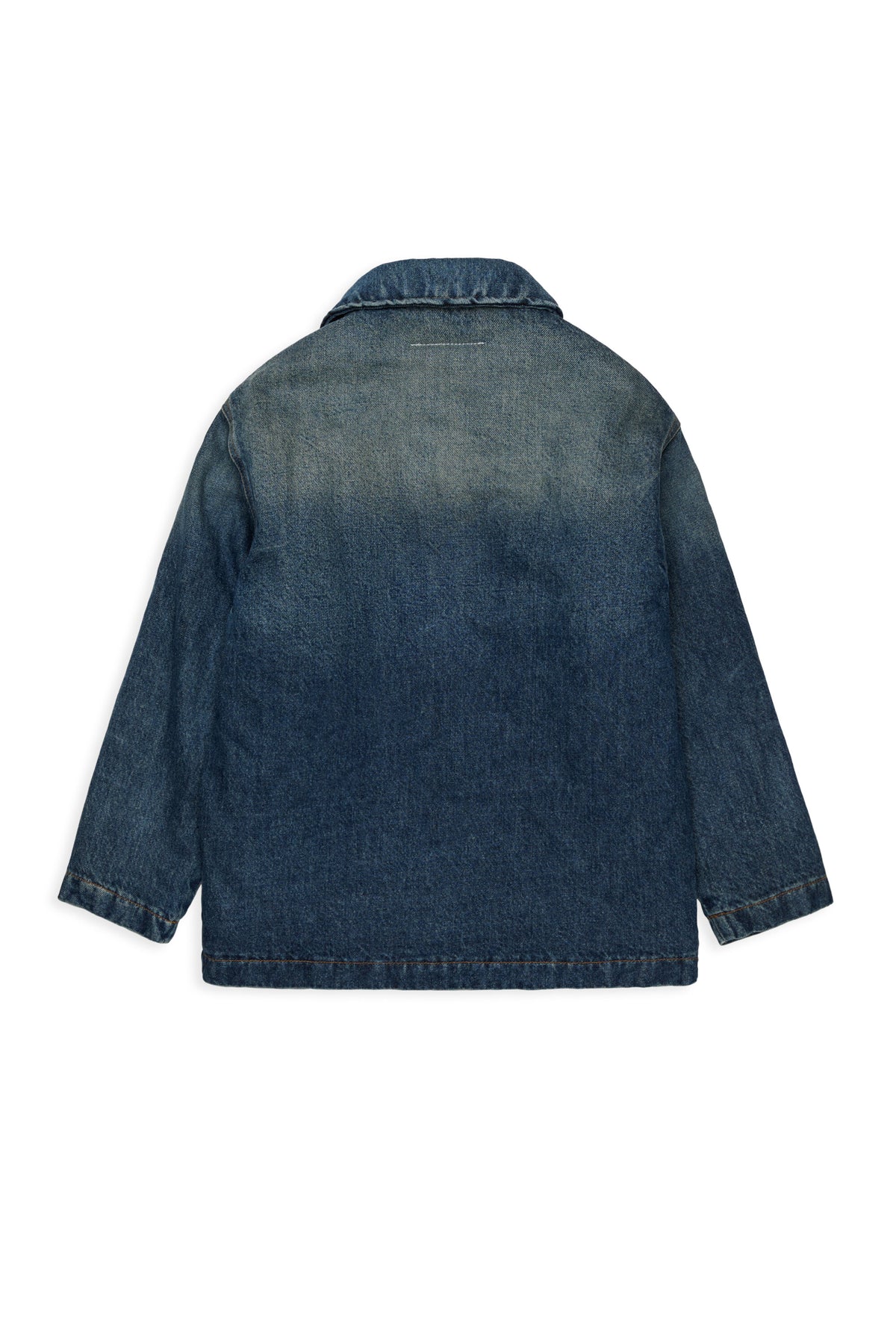 Denimjacke mit Logo
