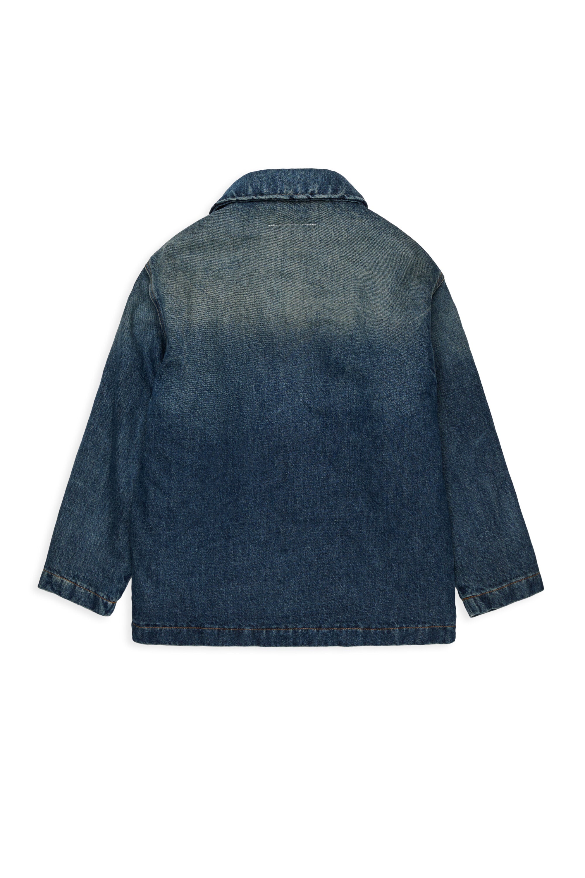Denimjacke mit Logo