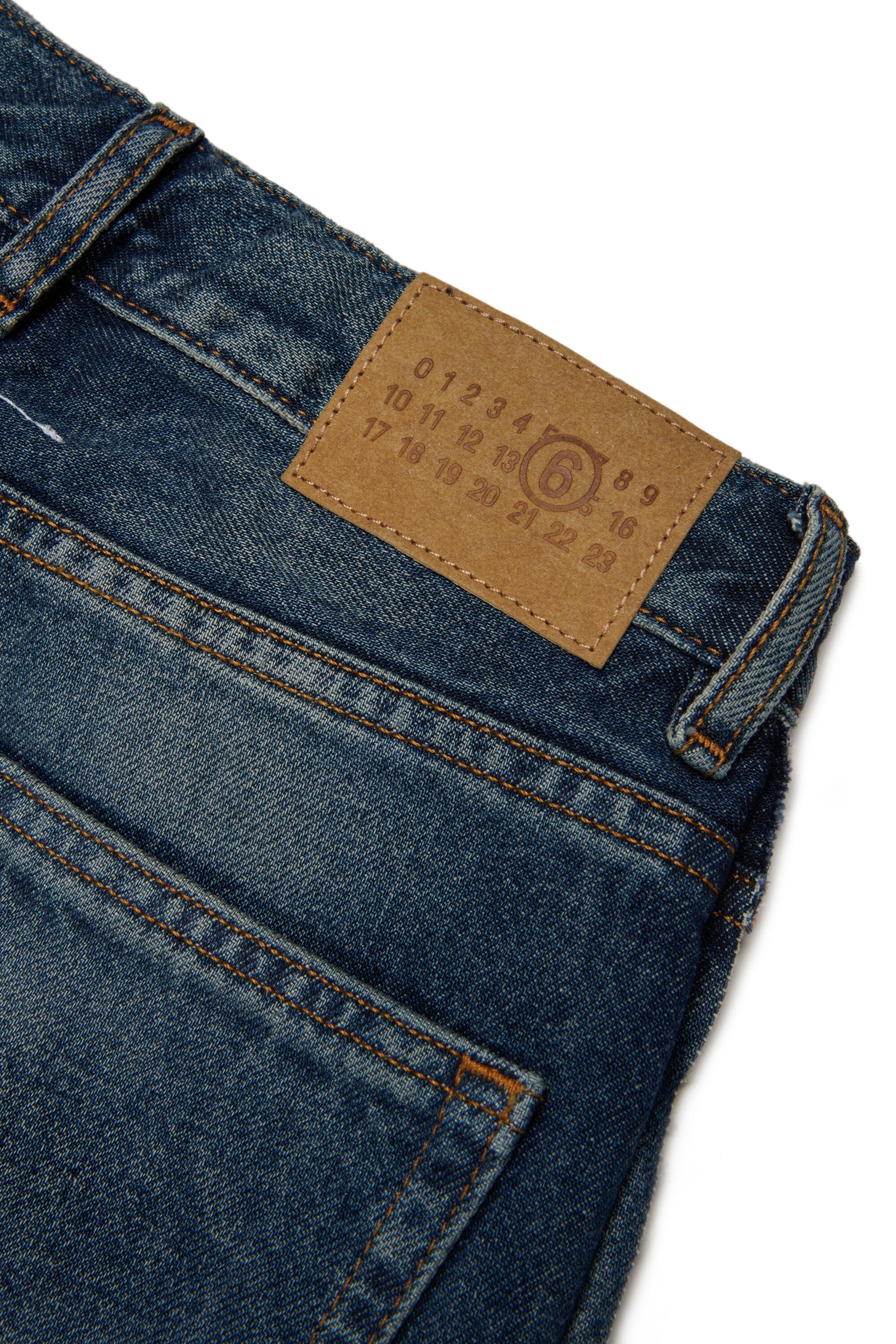 Regular-Jeans in Mittelblau