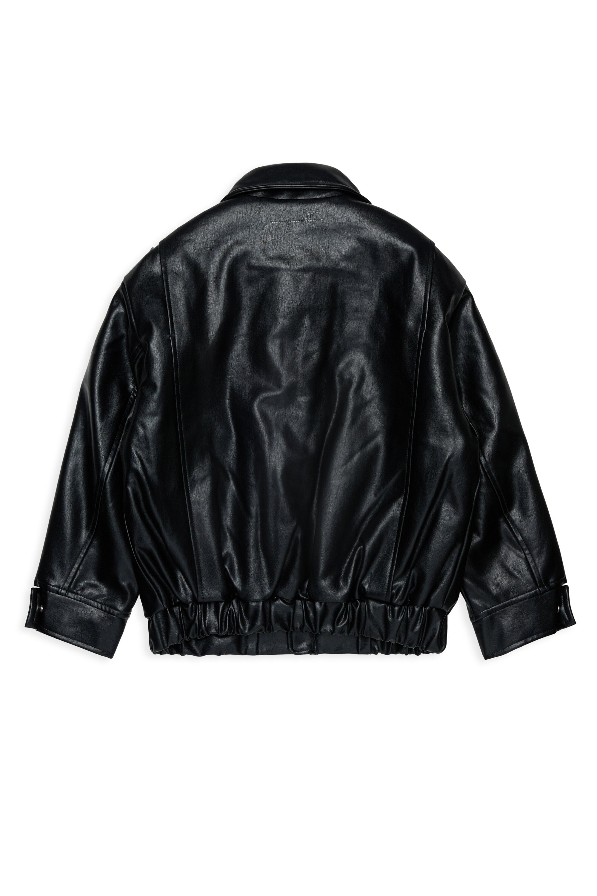 Bikerjacke mit bedrucktem Logo