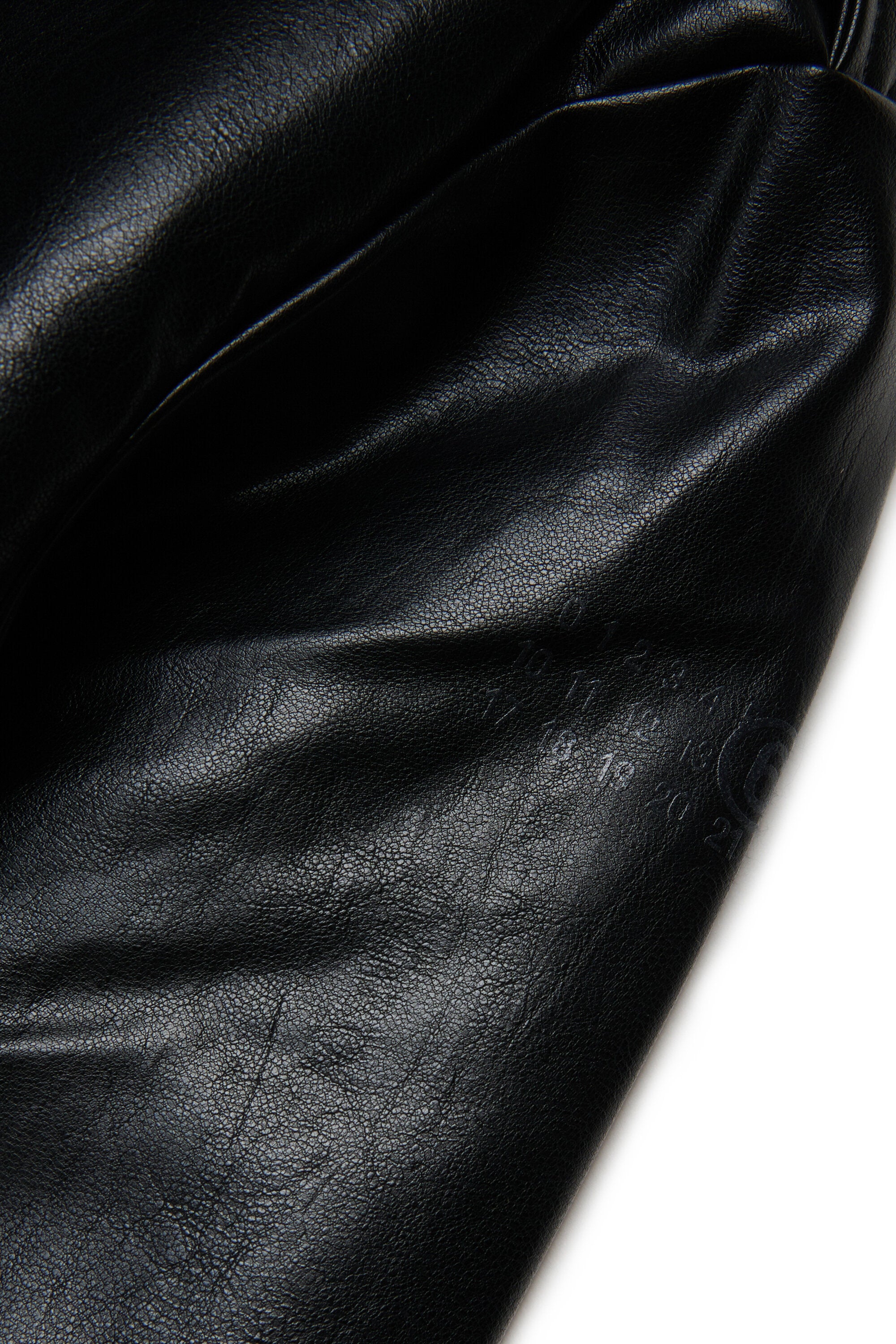 Bikerjacke mit bedrucktem Logo
