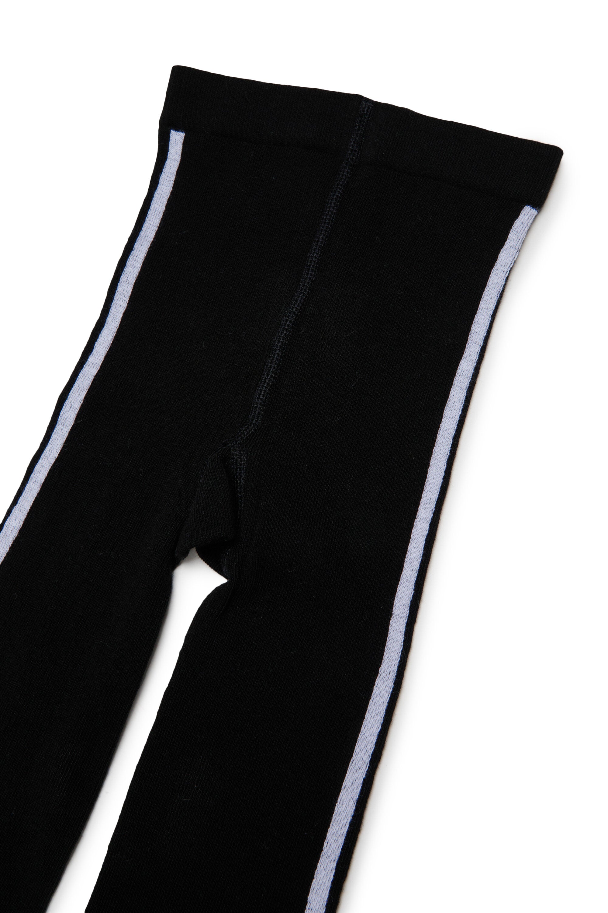 Strumpfhose mit Logo und seitlichen Streifen