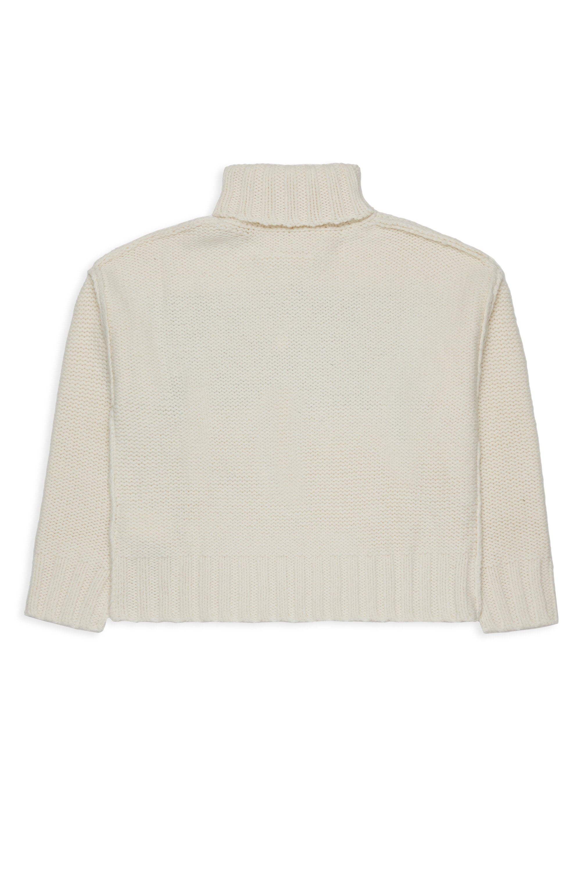 Rollkragenpullover mit Logo