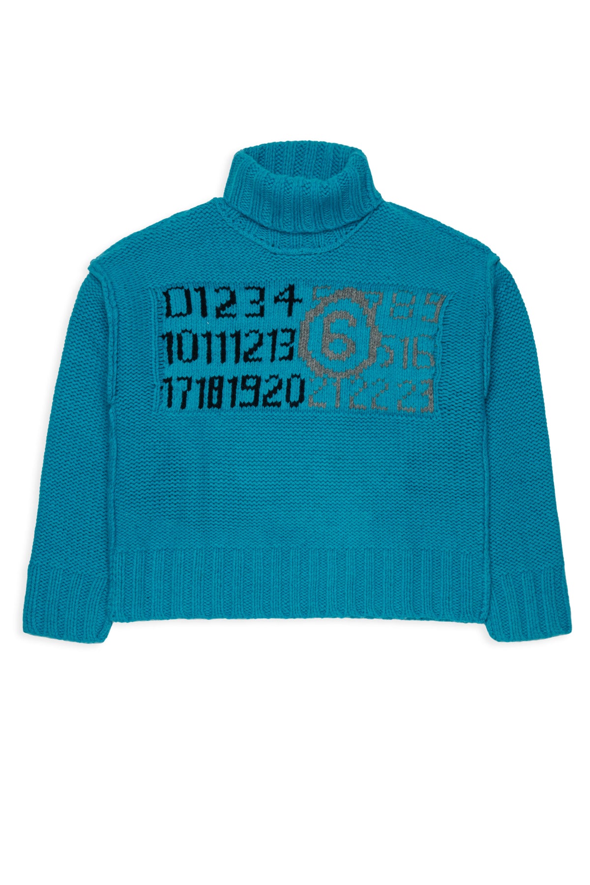 Rollkragenpullover mit Logo