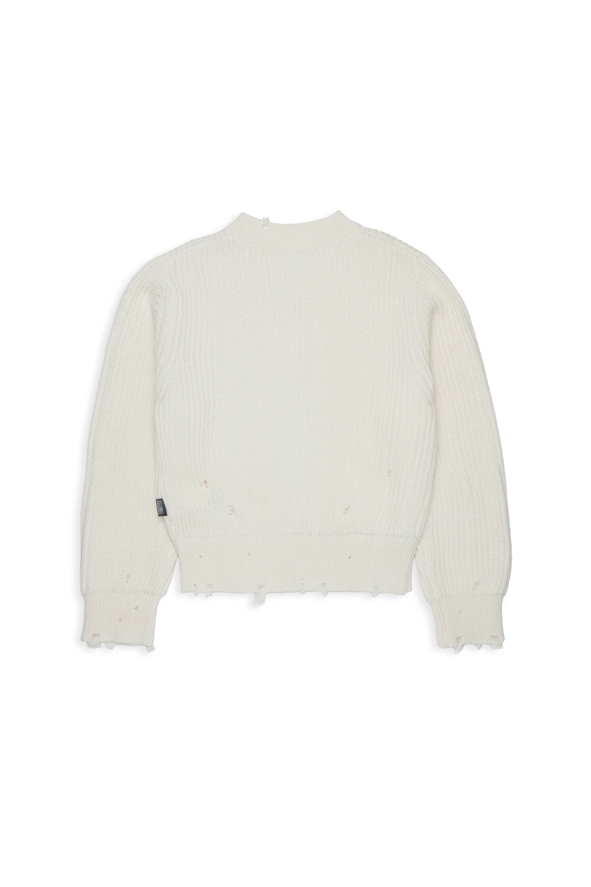 V-Ausschnitt Pullover mit Rissen