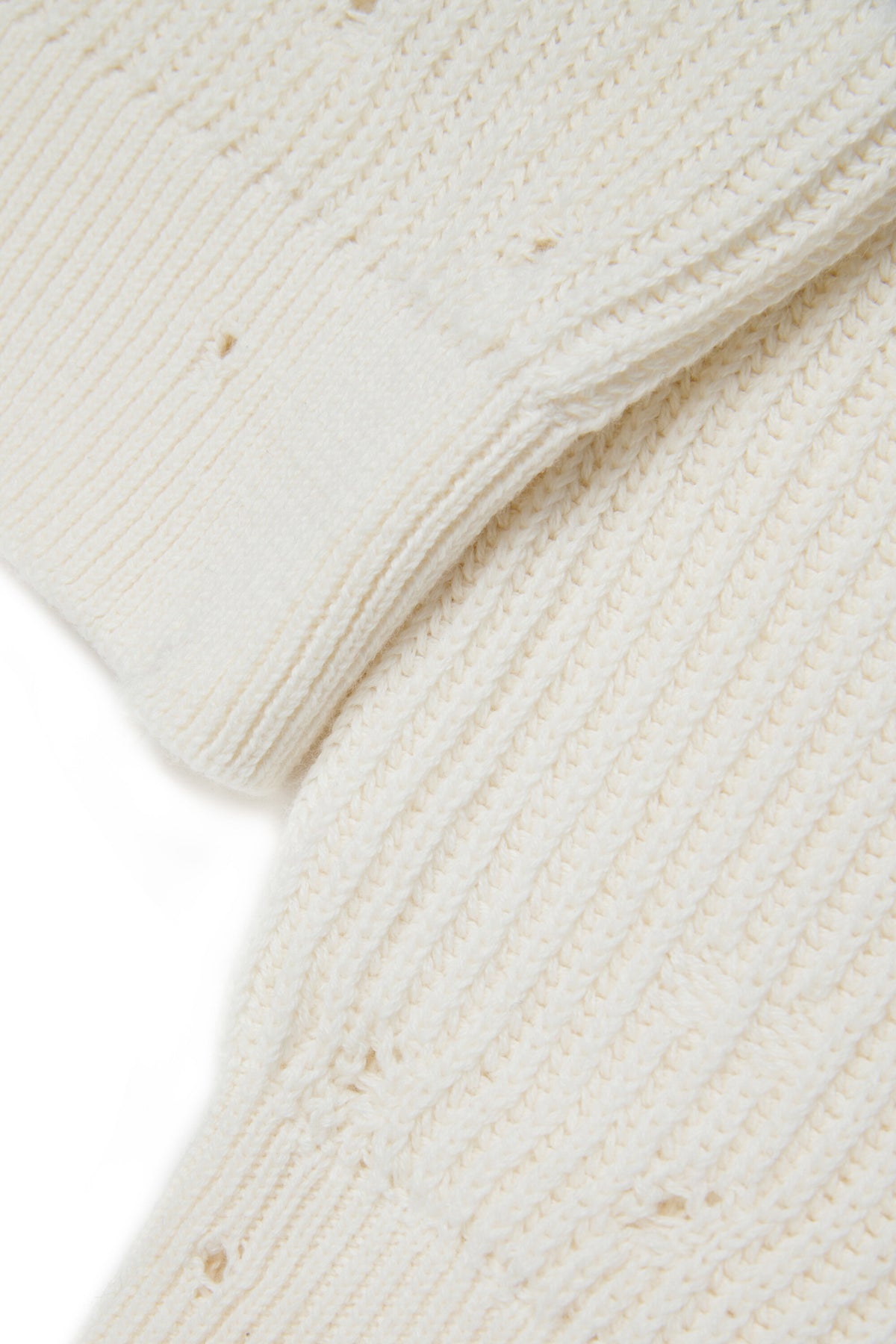Pullover scollo a V con rotture