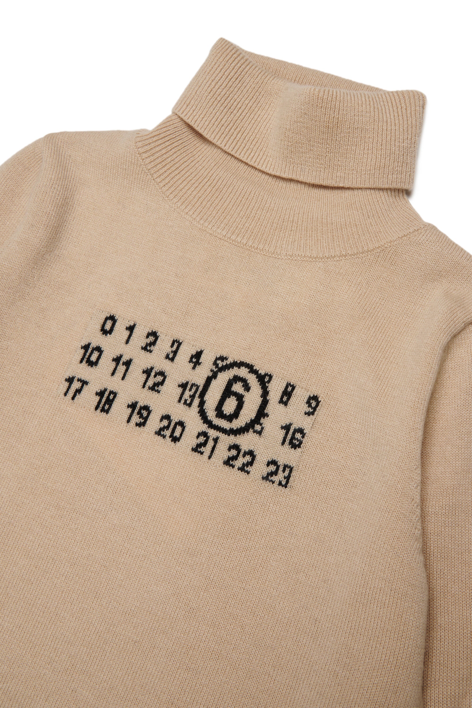 Rollkragenpullover mit Logo