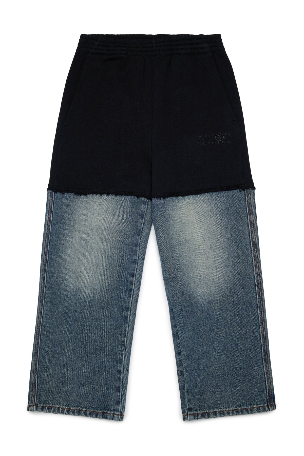 Pantalones de felpa y denim