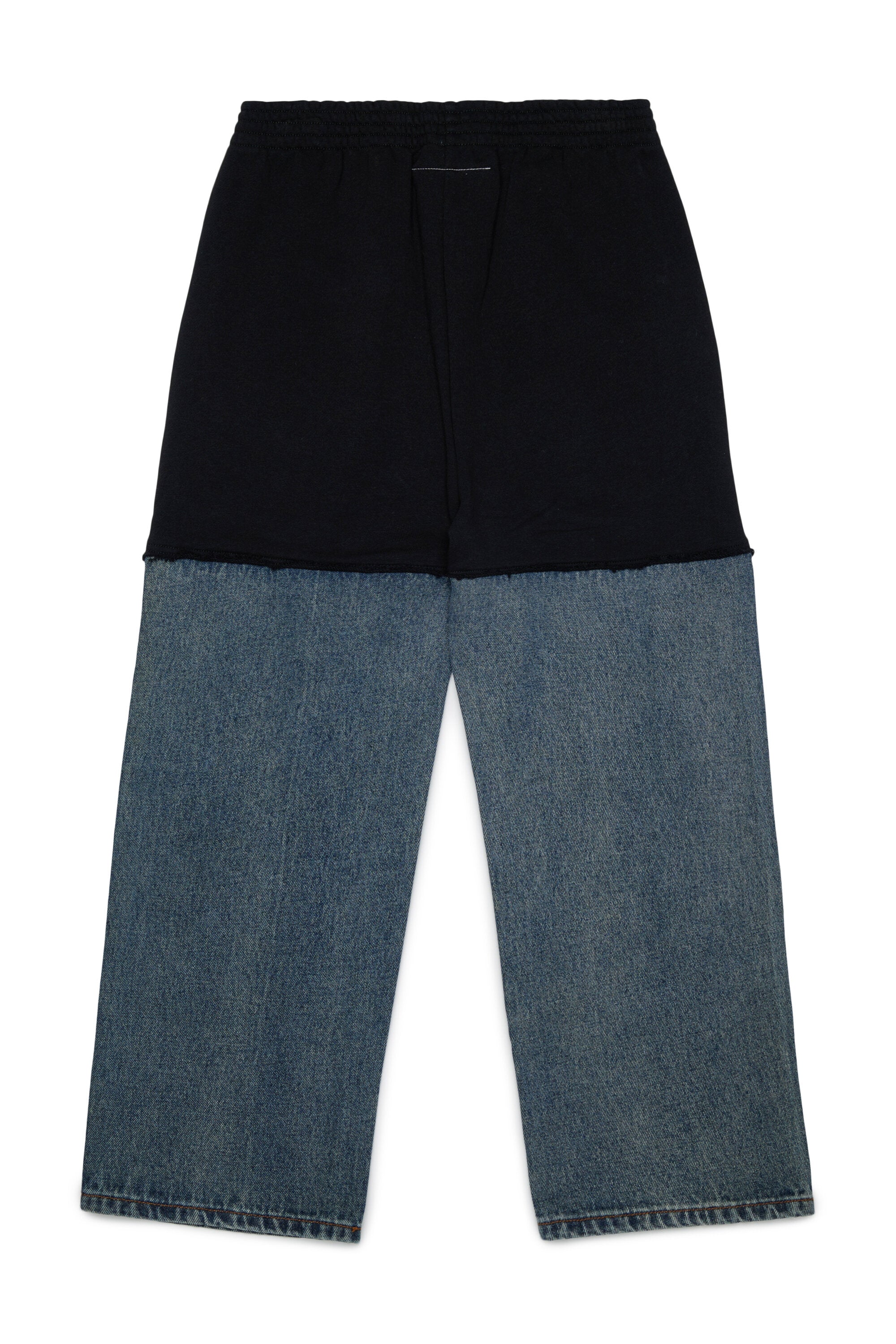Pantaloni in felpa e denim