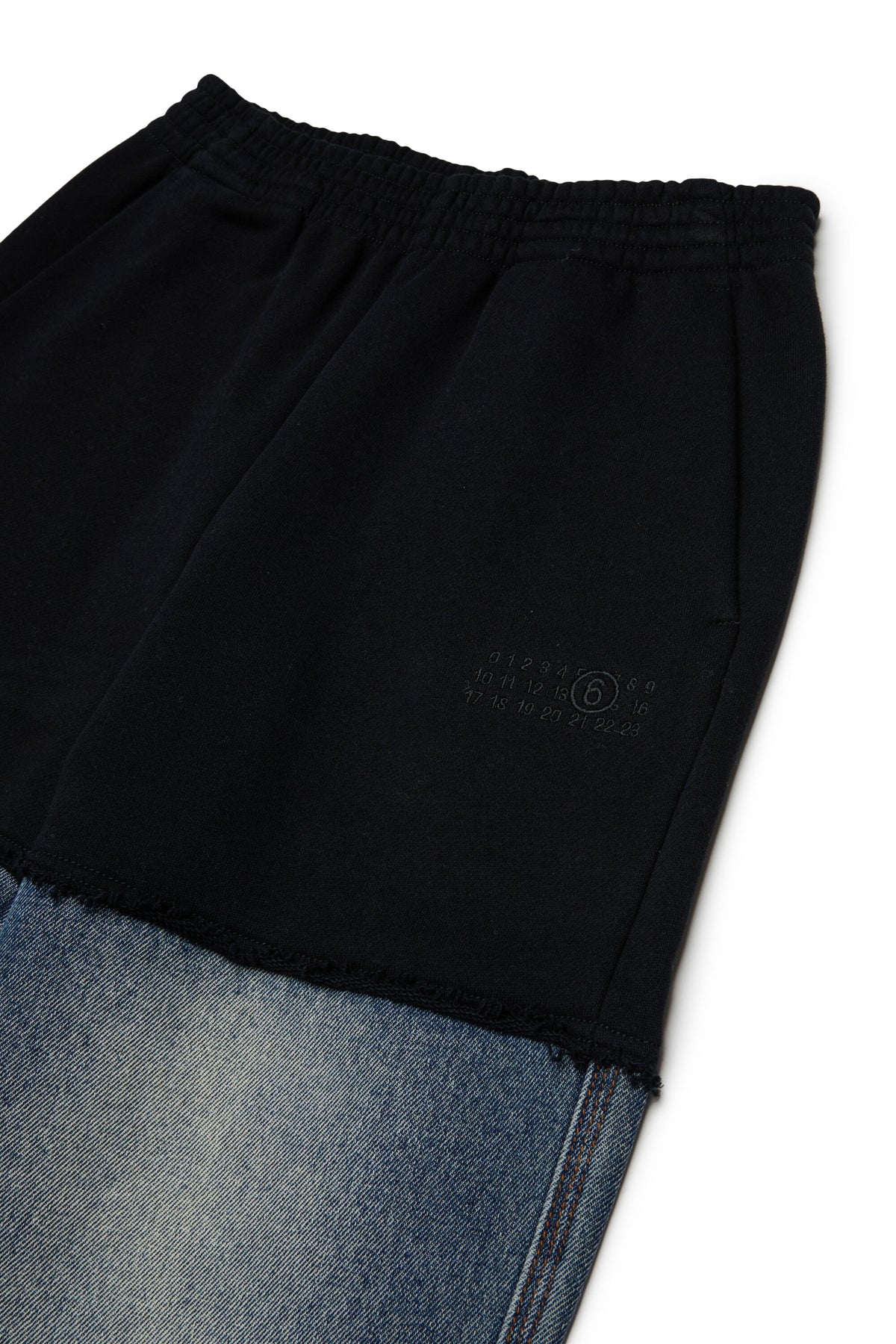 Pantalones de felpa y denim