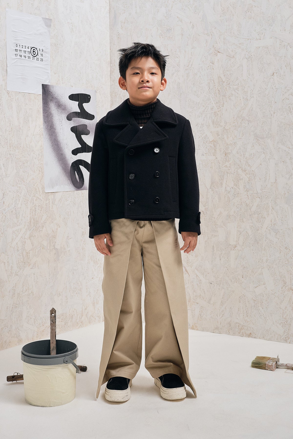 Pantaloni con logo numerico