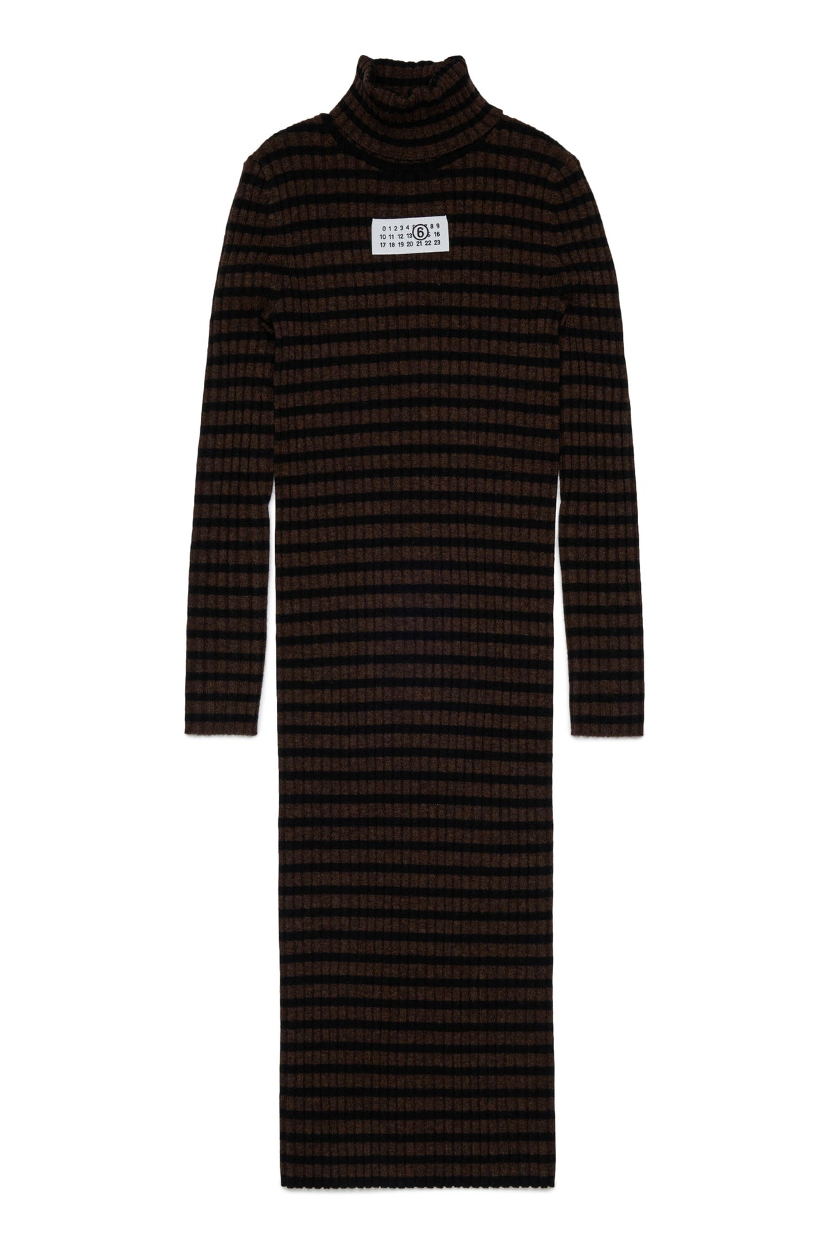 Robe à rayures avec logo