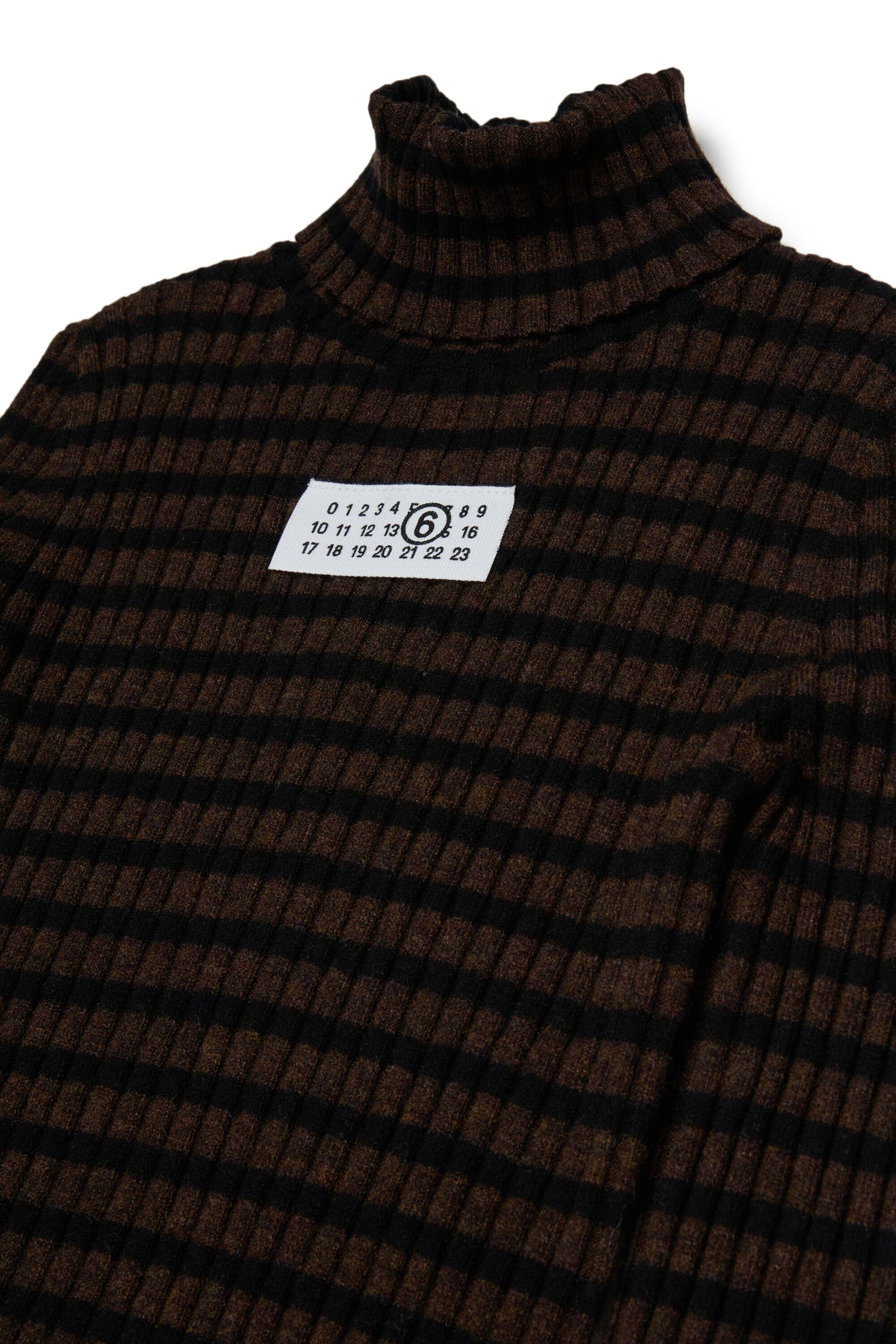 Robe à rayures avec logo