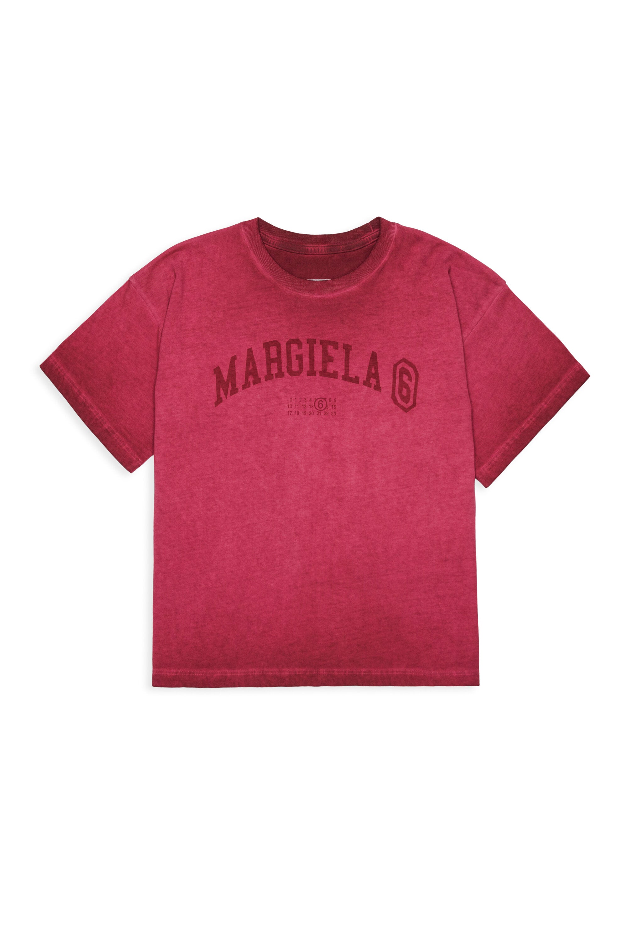Camiseta de cuello redondo con logo