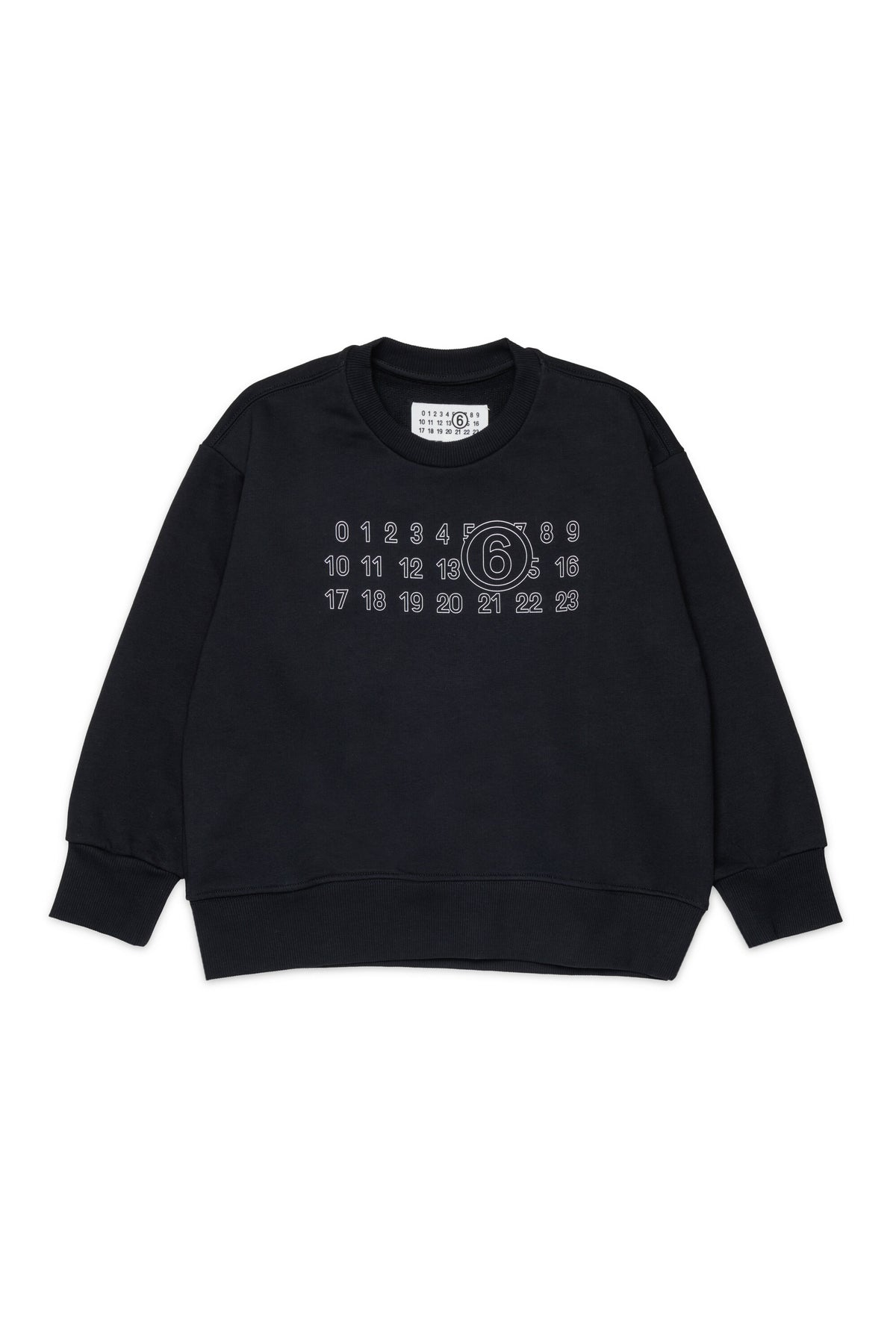 Sweat-shirt col rond avec logo