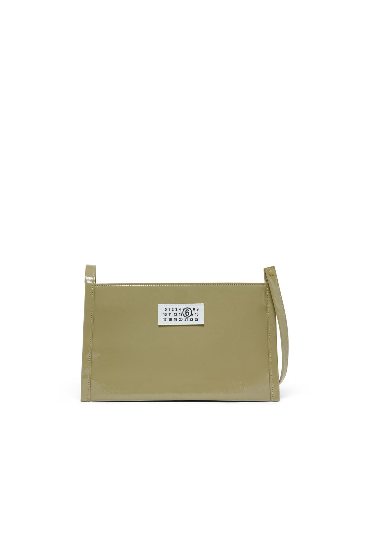 Sac bandoulière brillante avec logo