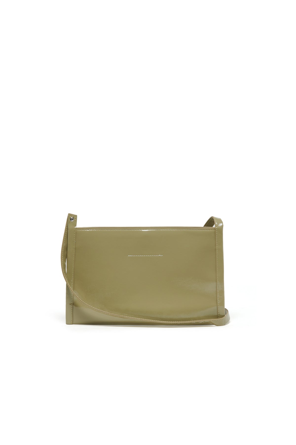 Sac bandoulière brillante avec logo