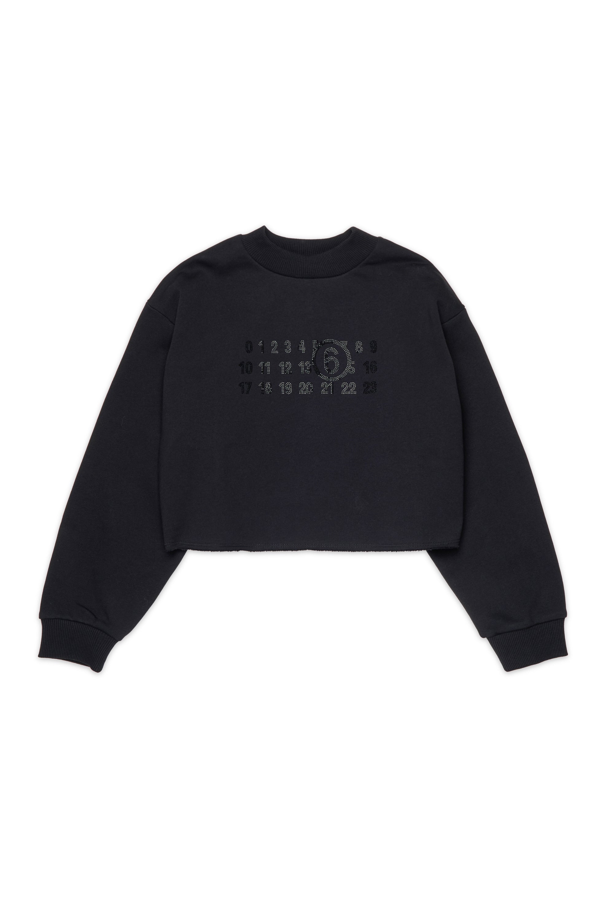 Sweatshirt mit Rundhalsausschnitt und Logo