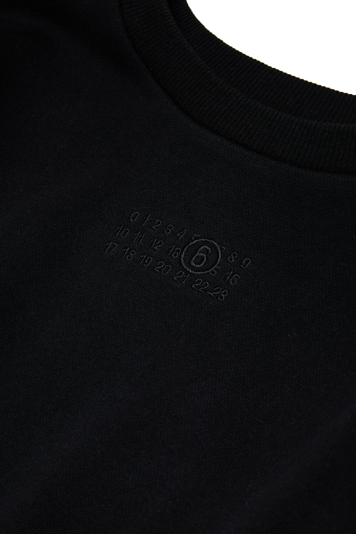 Robe en molleton et denim avec logo
