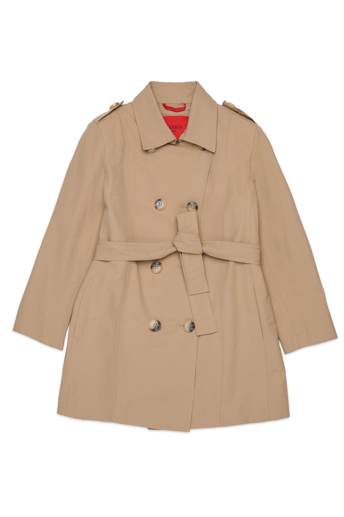 Trench in cotone tecnico