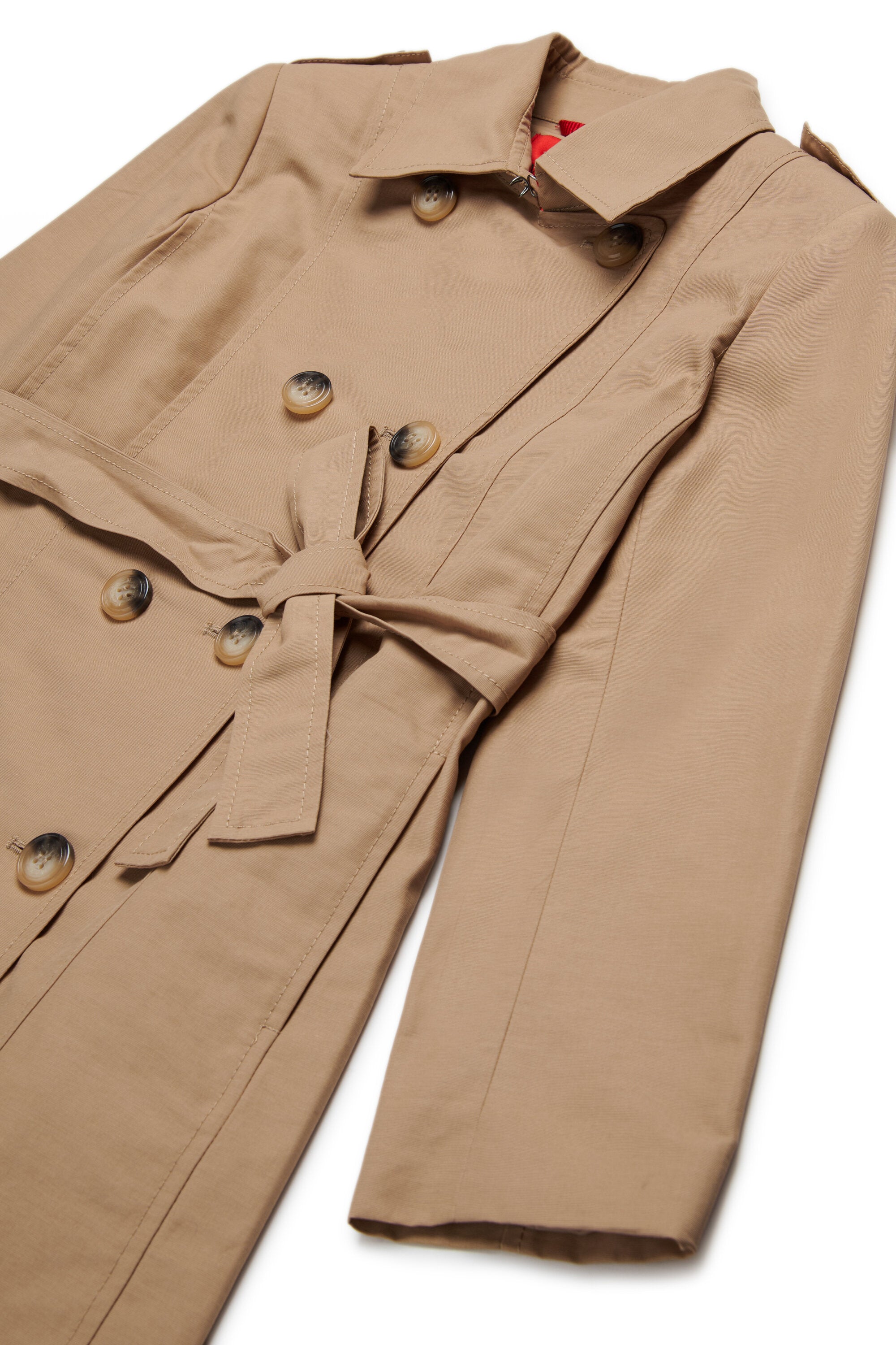 Trench in cotone tecnico