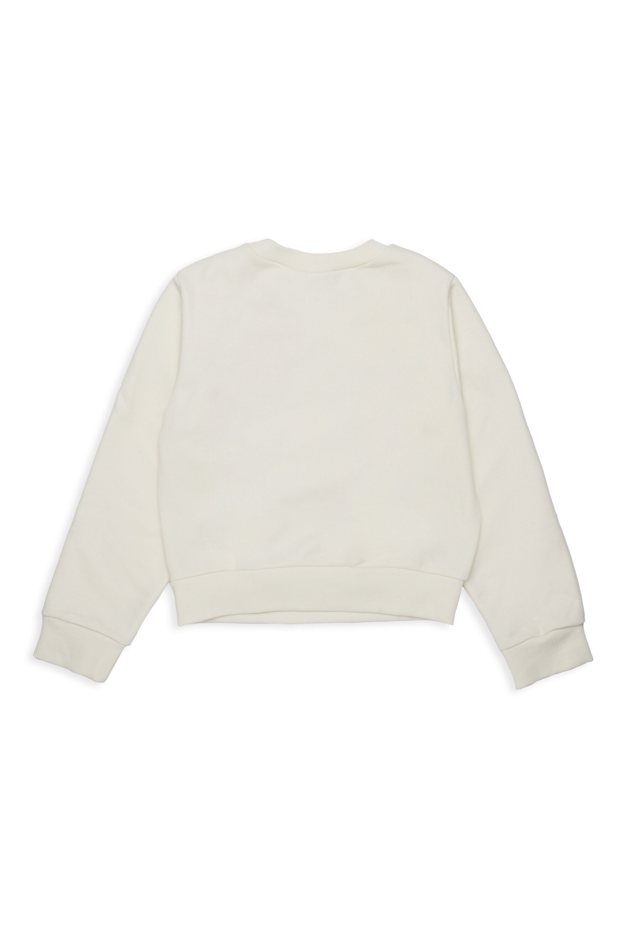 Branded crew-neck sweatshirt