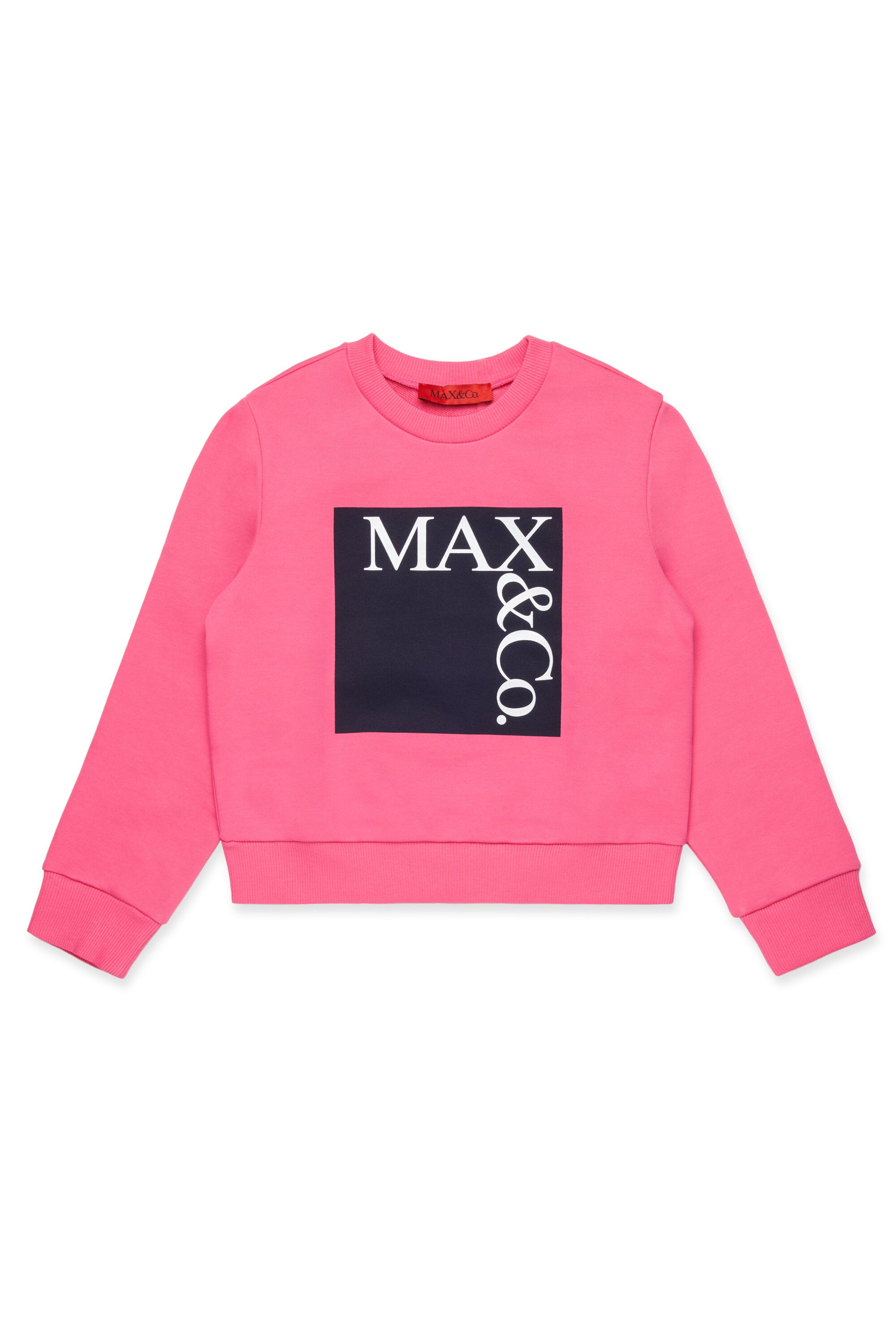 Branded crew-neck sweatshirt