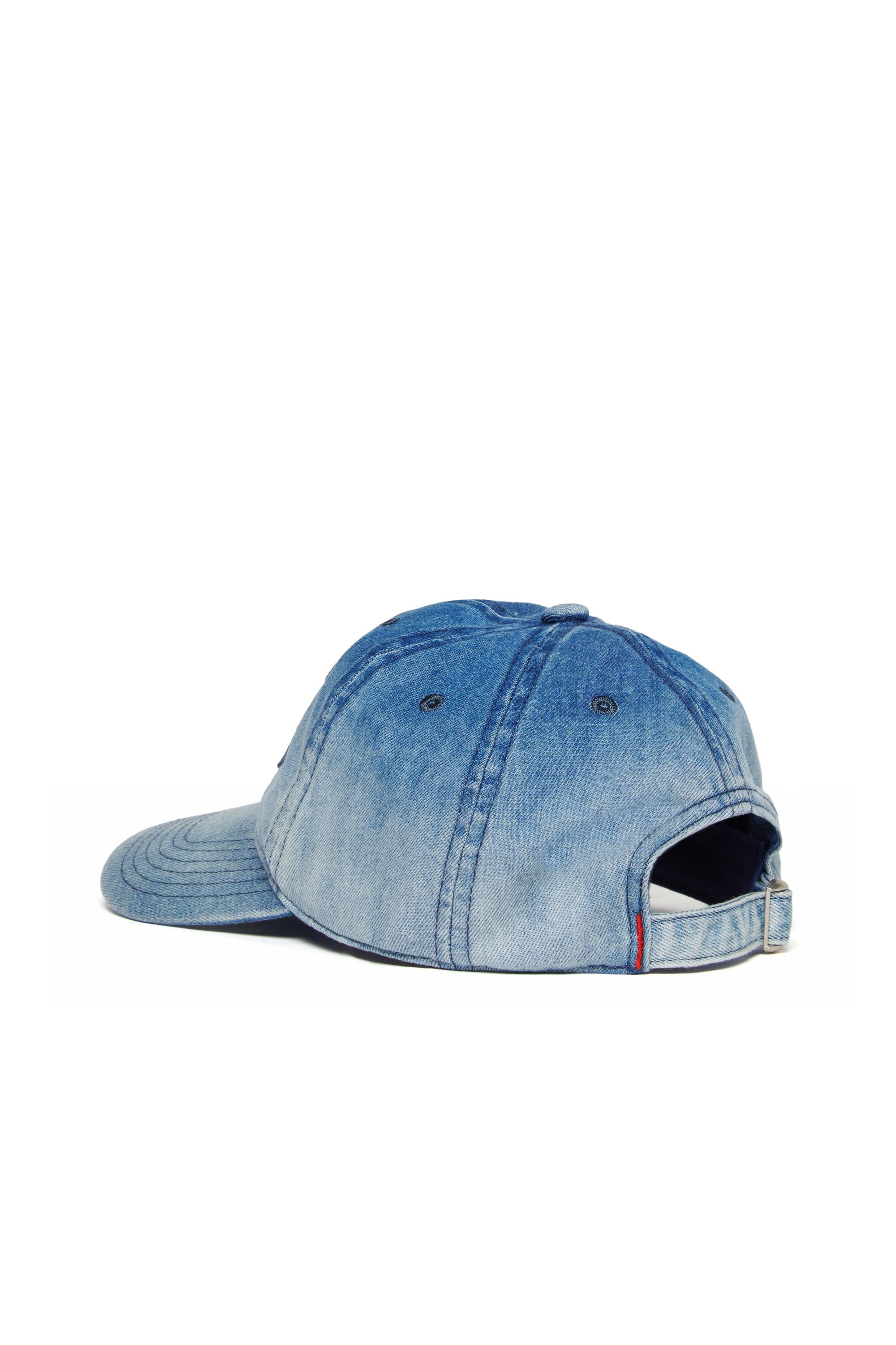 Casquette de baseball en denim blanchi