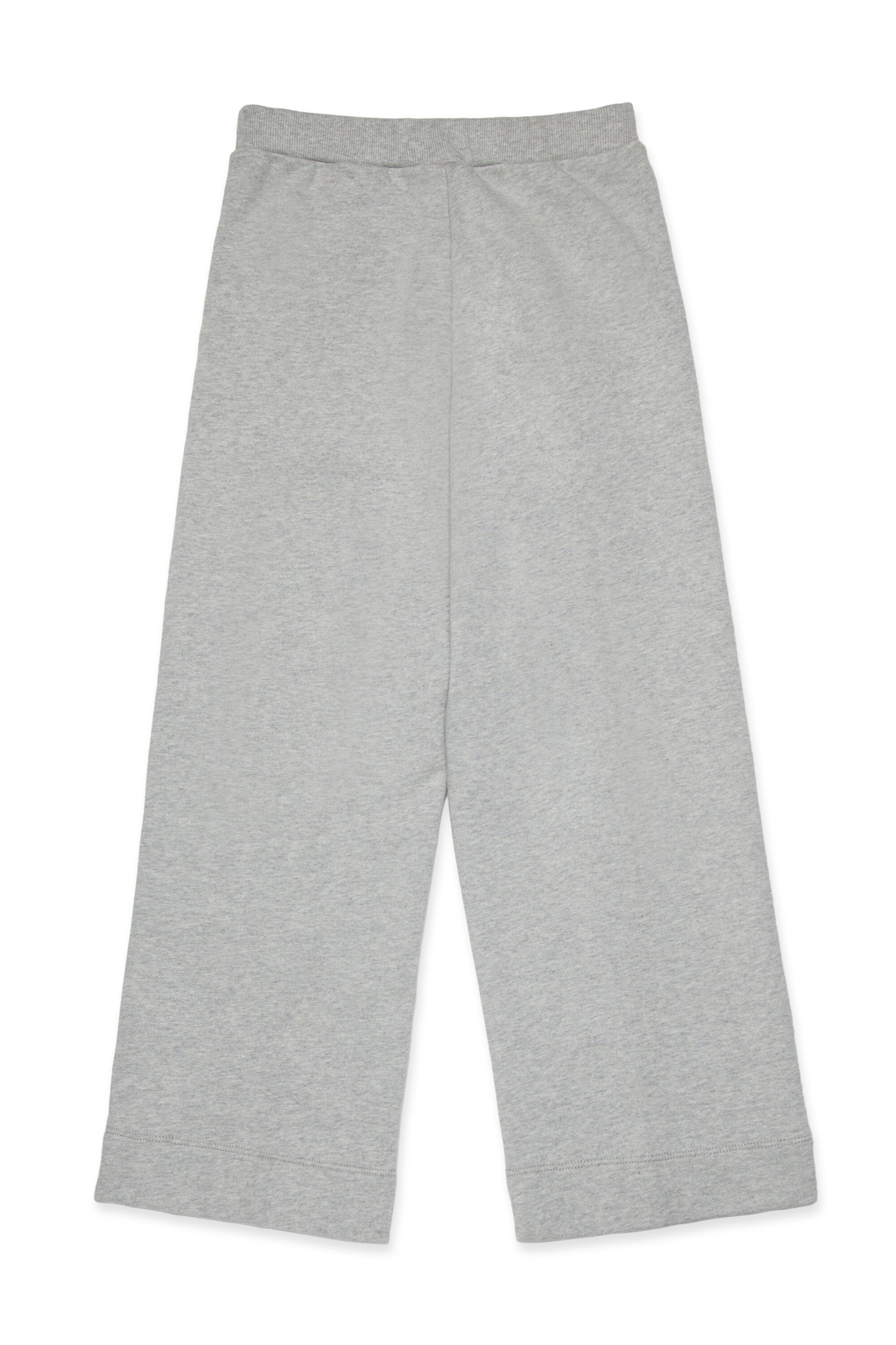 Pantaloni straight in felpa con nervature