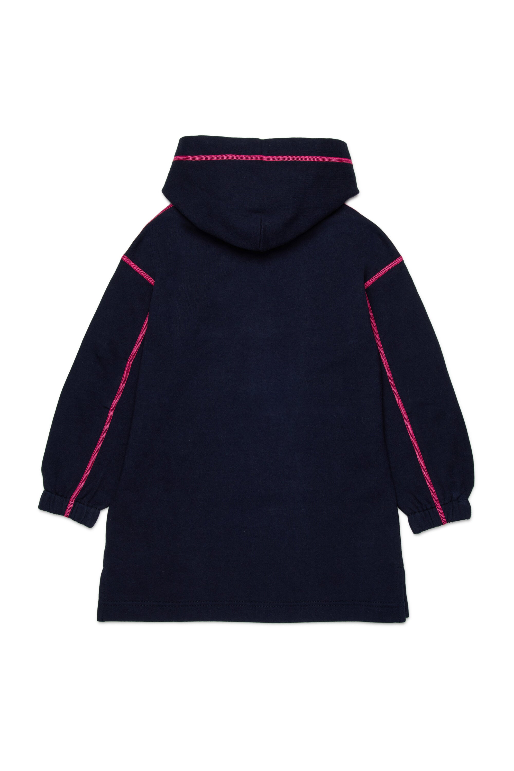 Abito maxi-felpa con stemma Monogram