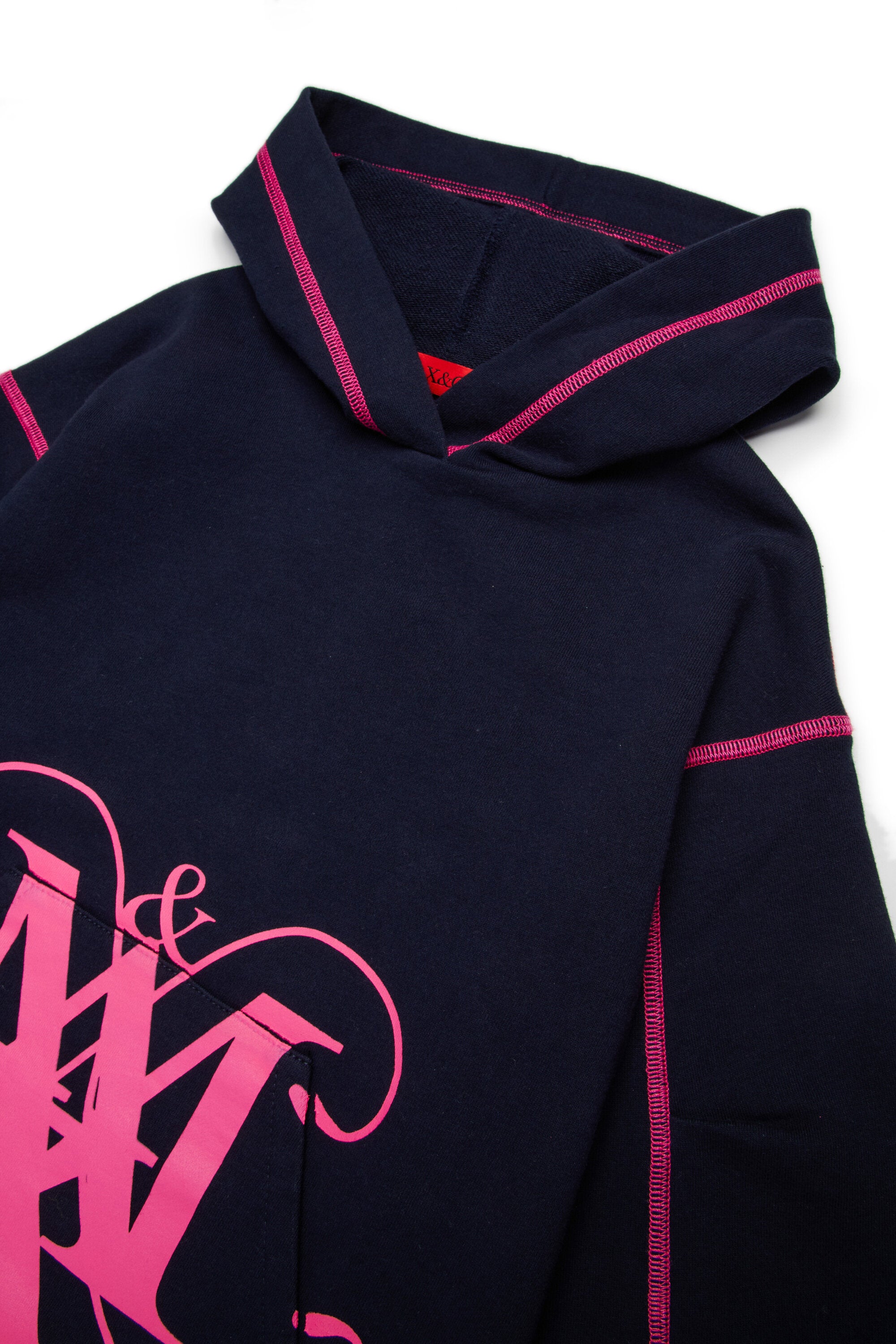 Abito maxi-felpa con stemma Monogram