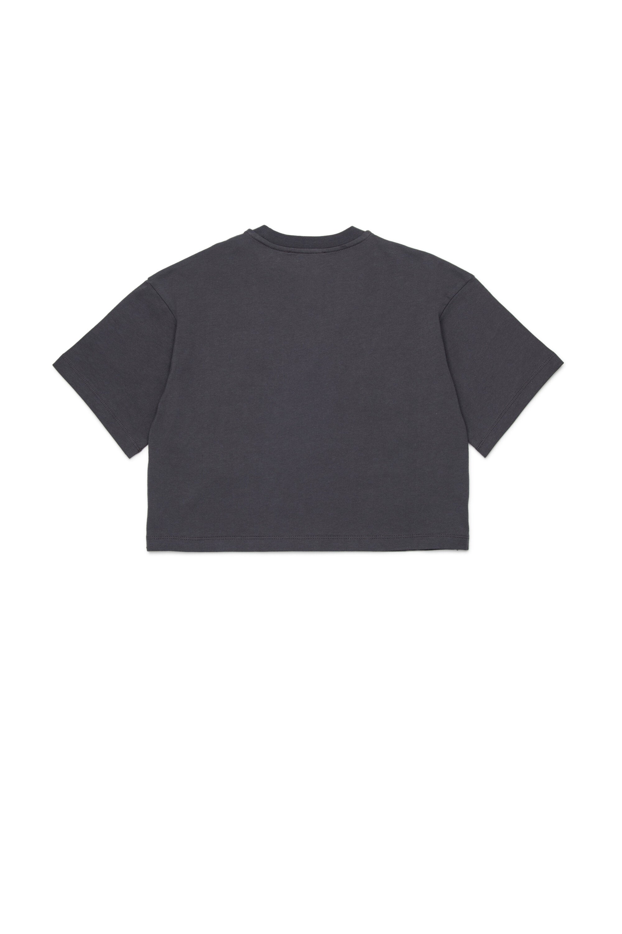 Jersey T-shirt with maxi emblem