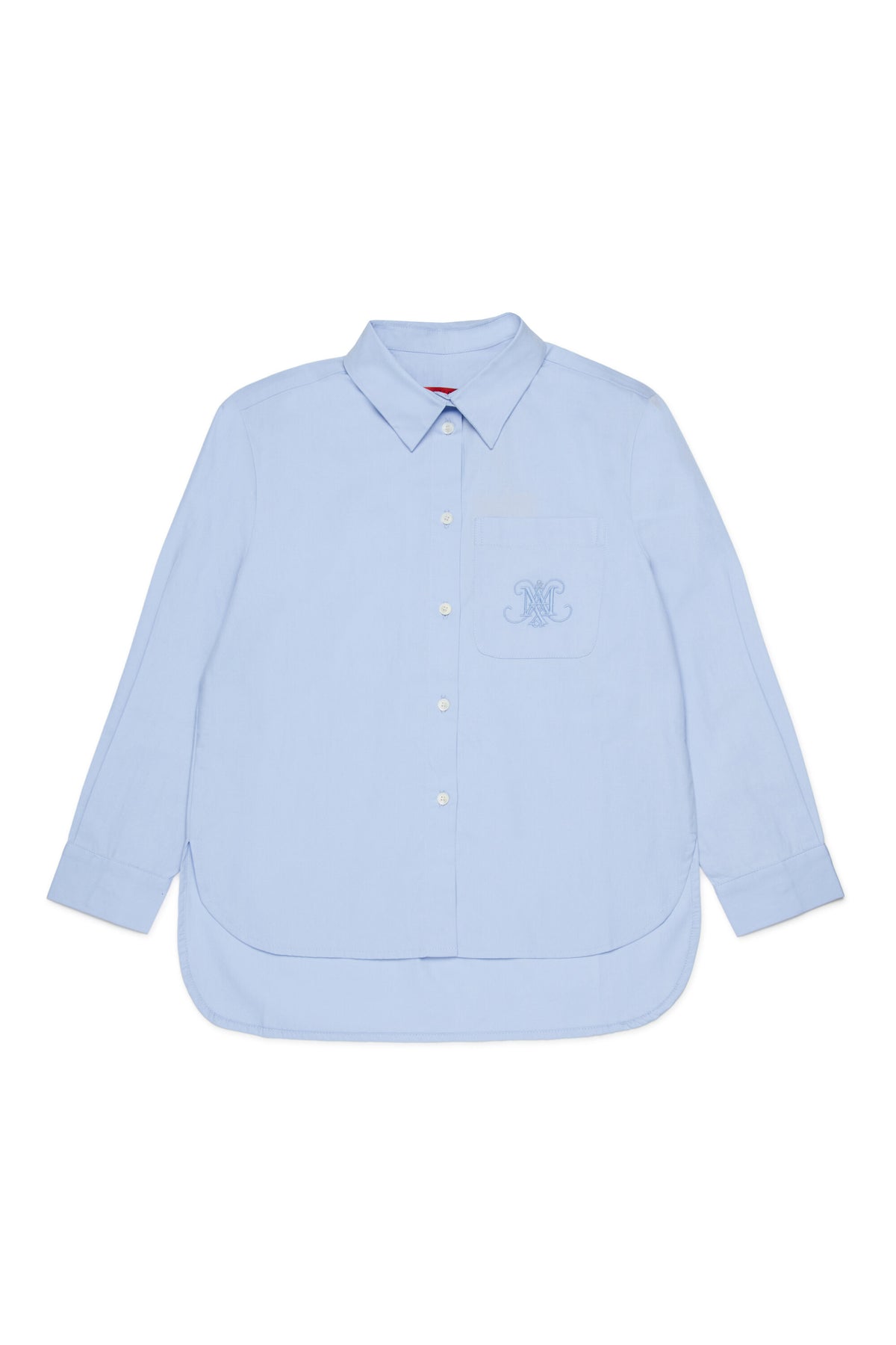 Chemise en popeline avec logo