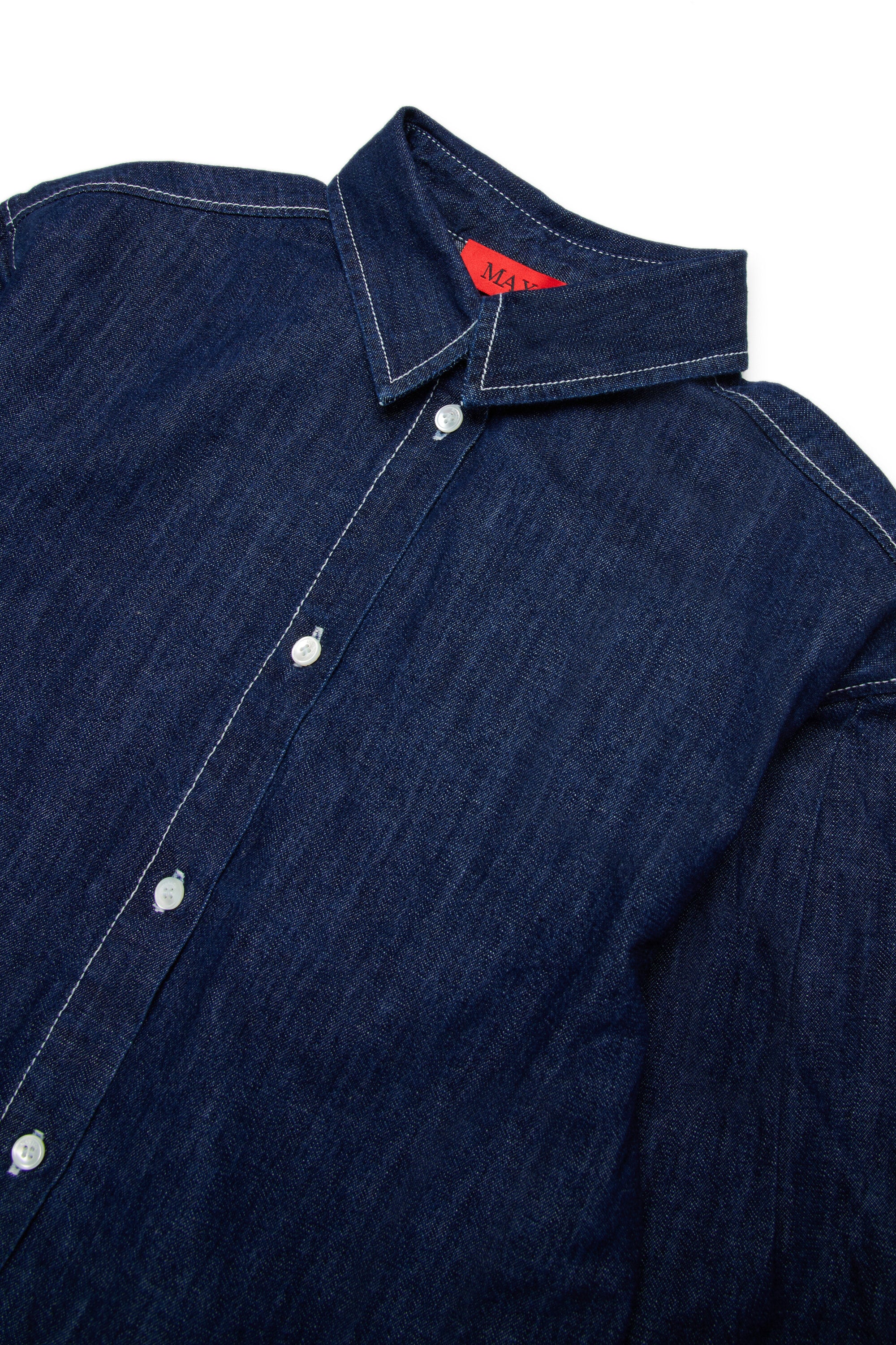 Camisa en tejido vaquero chambray