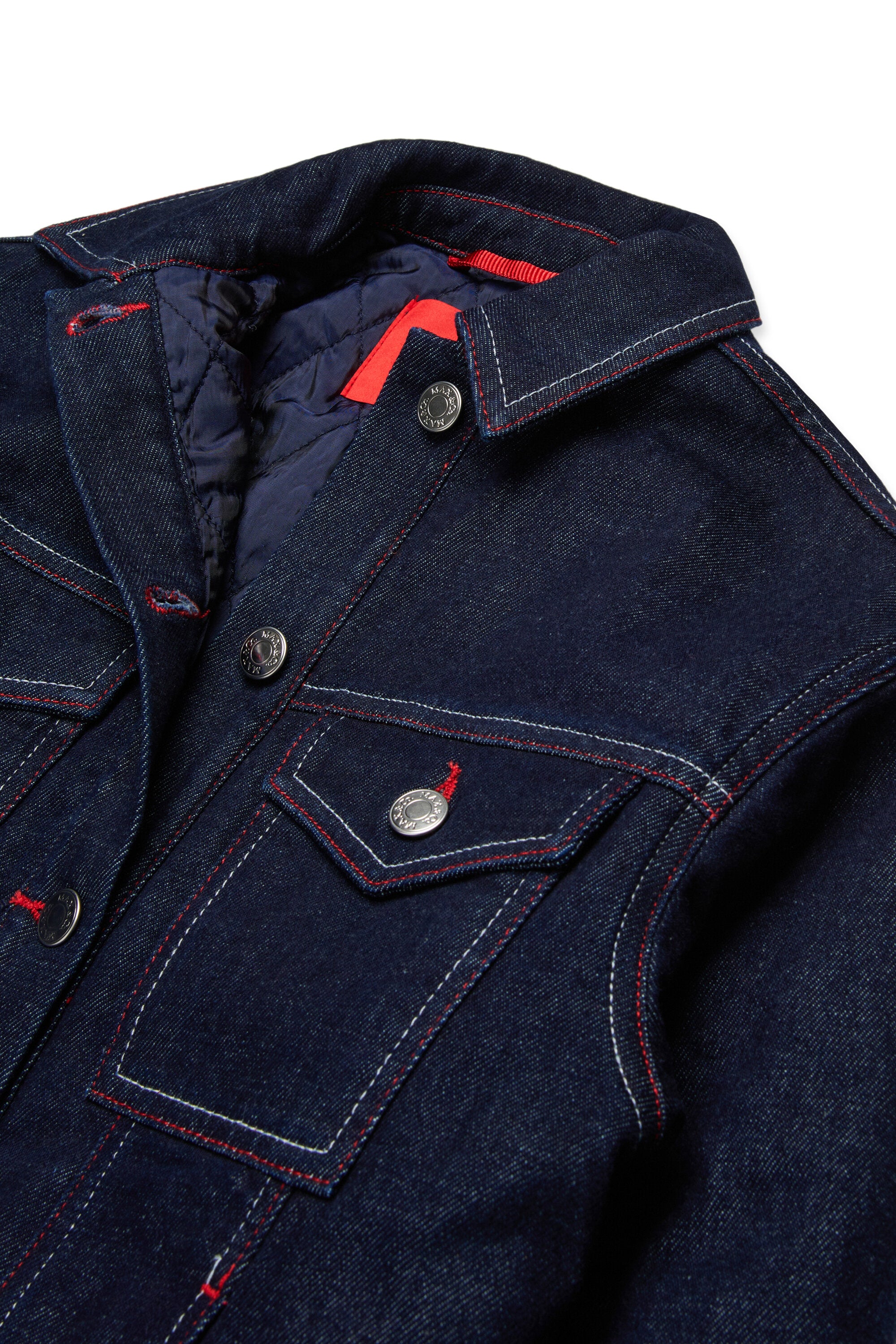 Dunkelblaue Jeansjacke