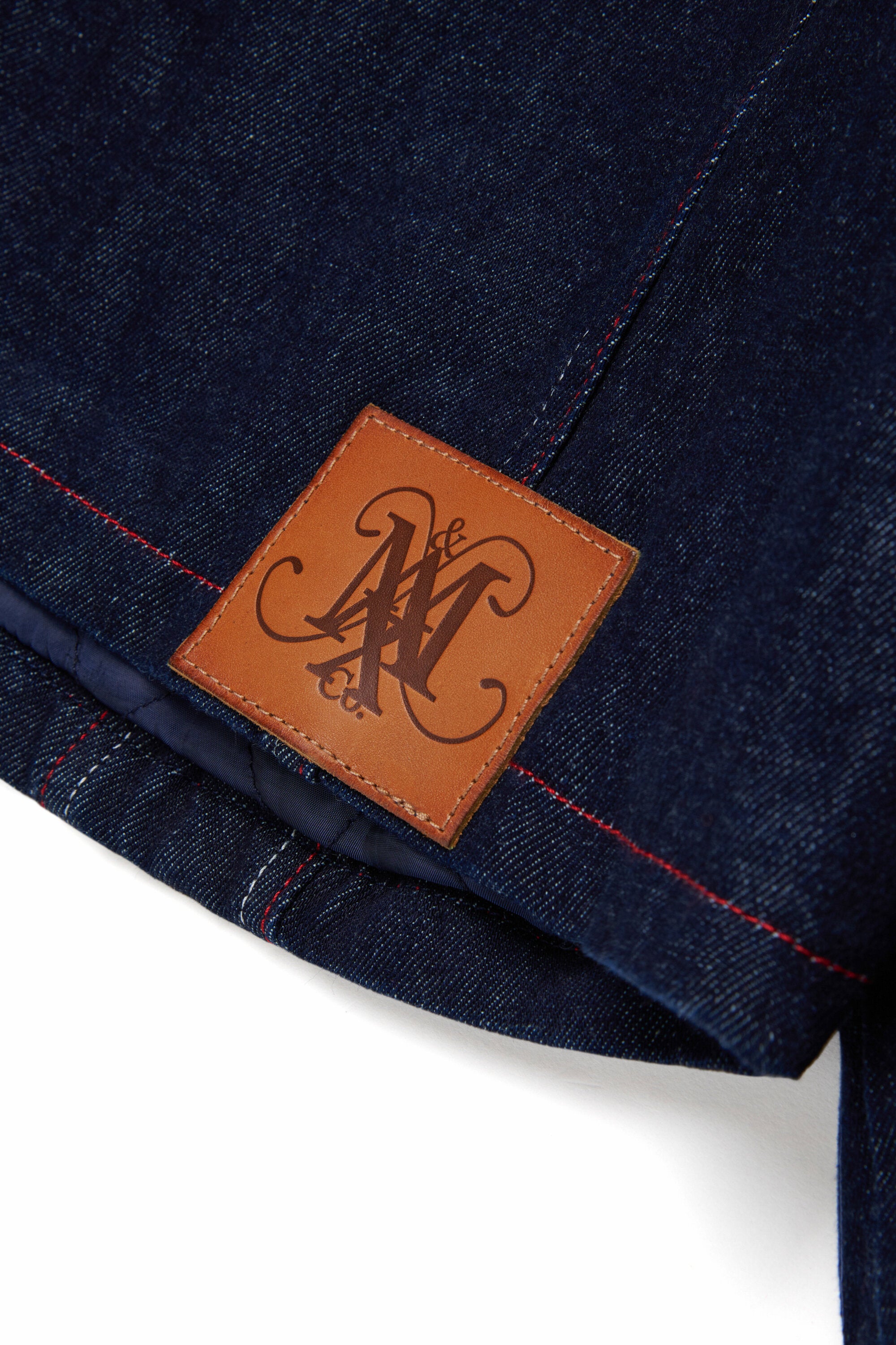 Dunkelblaue Jeansjacke