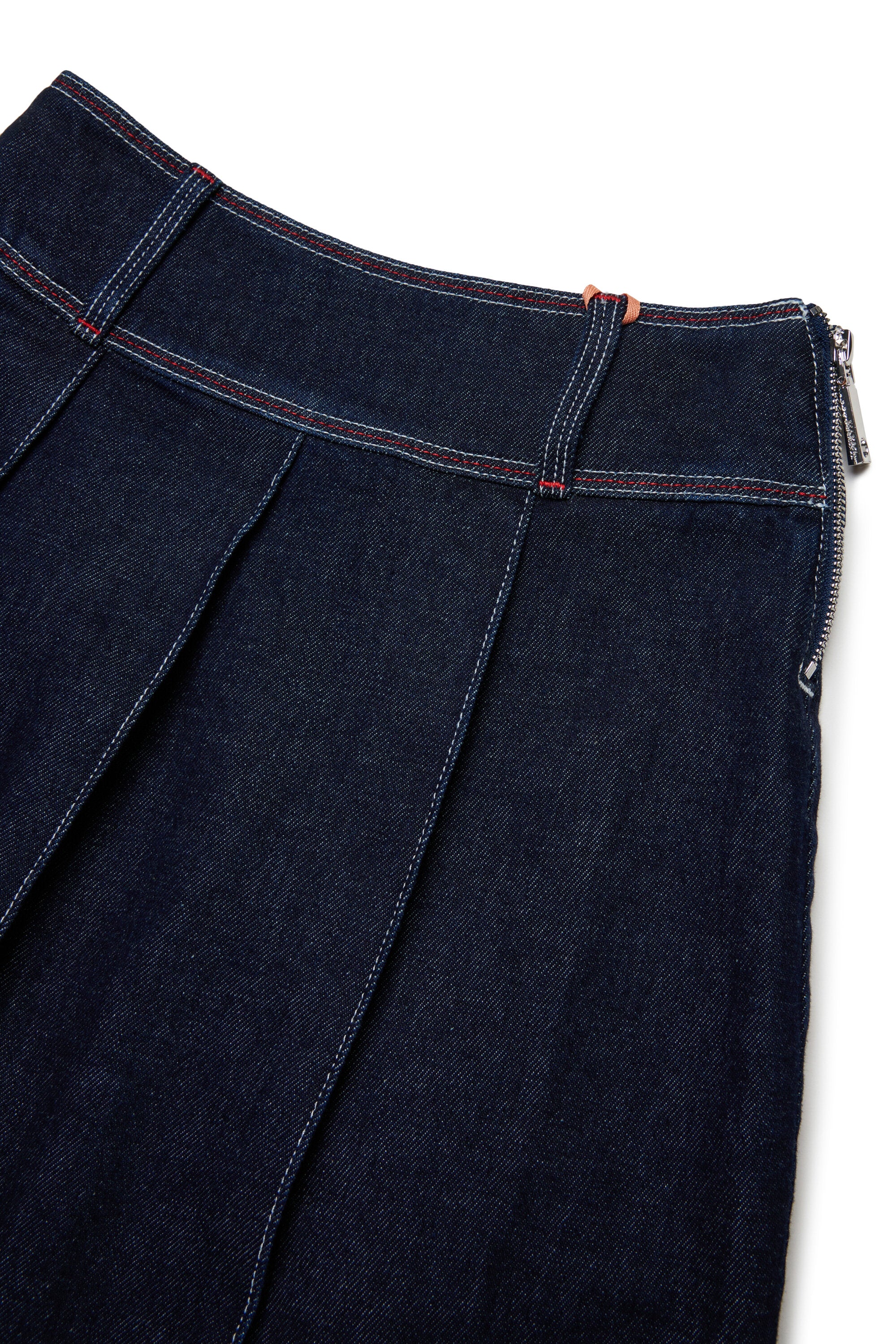 Jupe midi en denim foncé