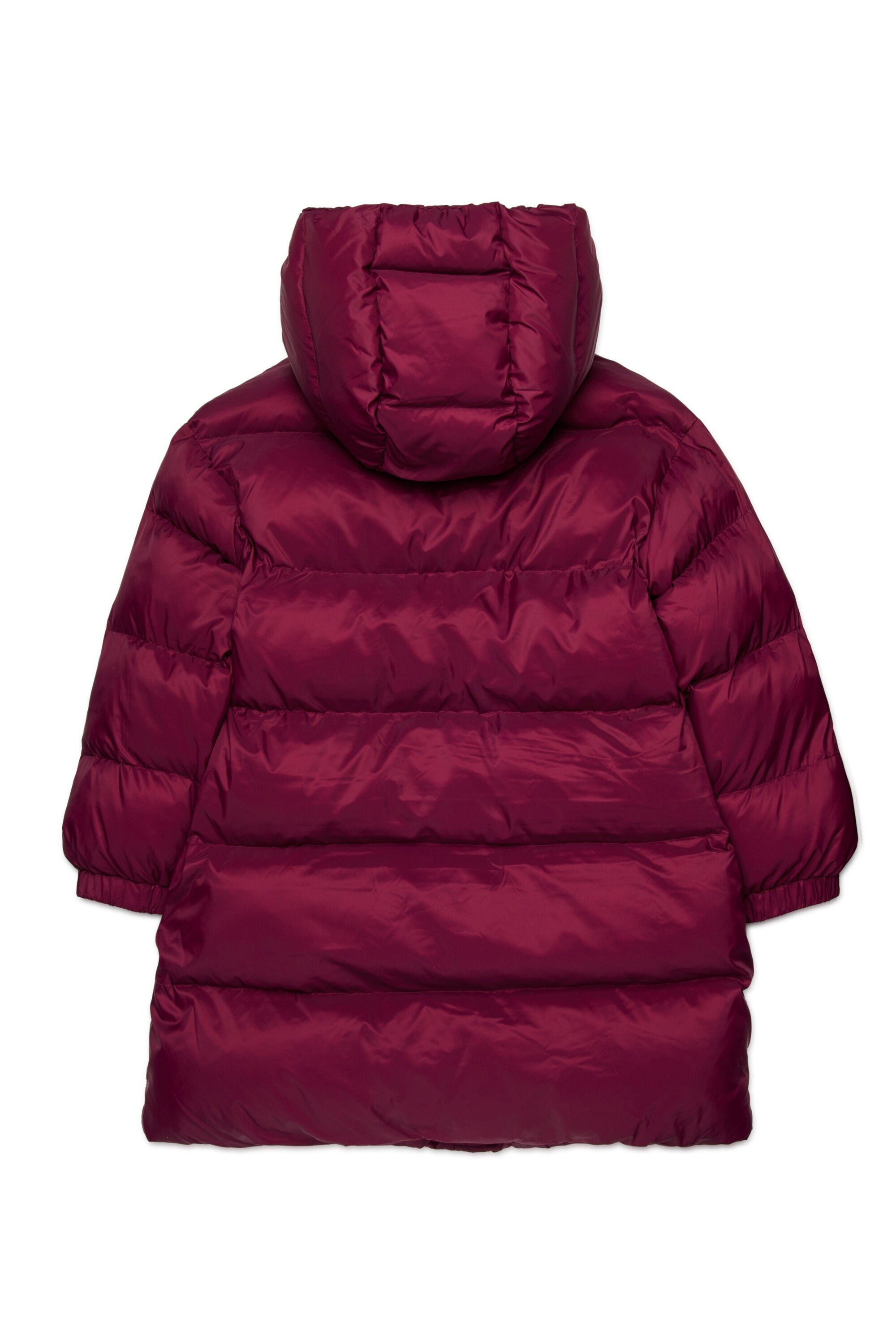 Long padded jacket with maxi pockets
